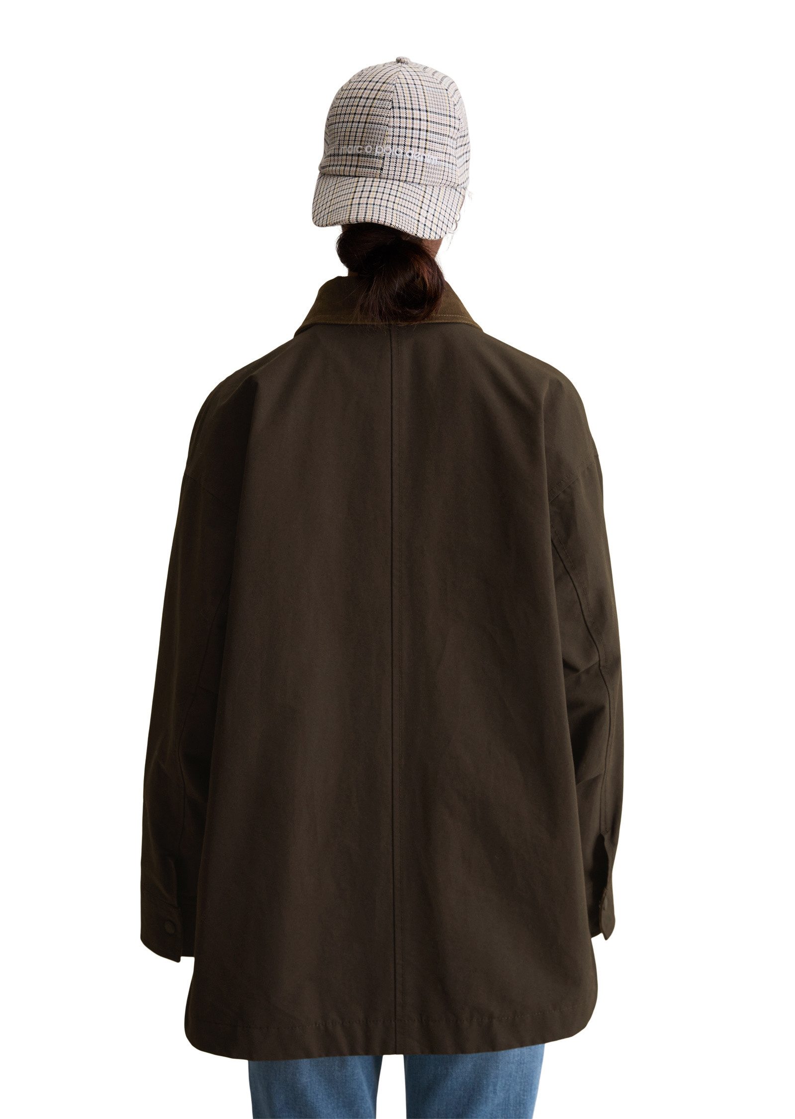 Marc O'Polo DENIM Outdoorjacke aus Cotton-Nylon-Mix