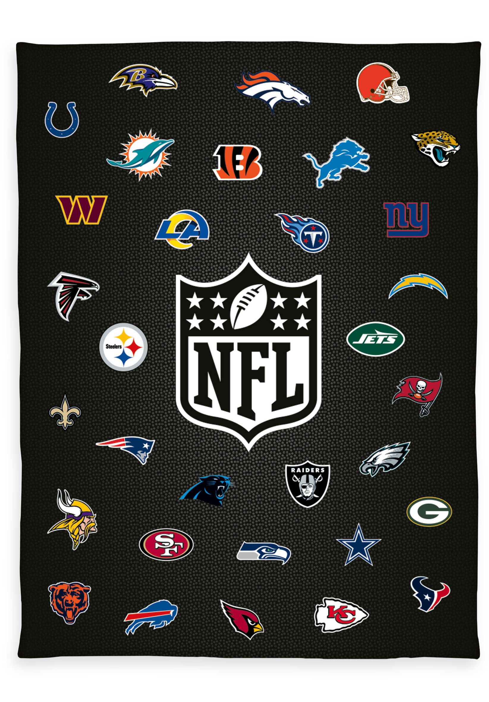 Wohndecke NFL, NFL, cooles Motiv günstig online kaufen