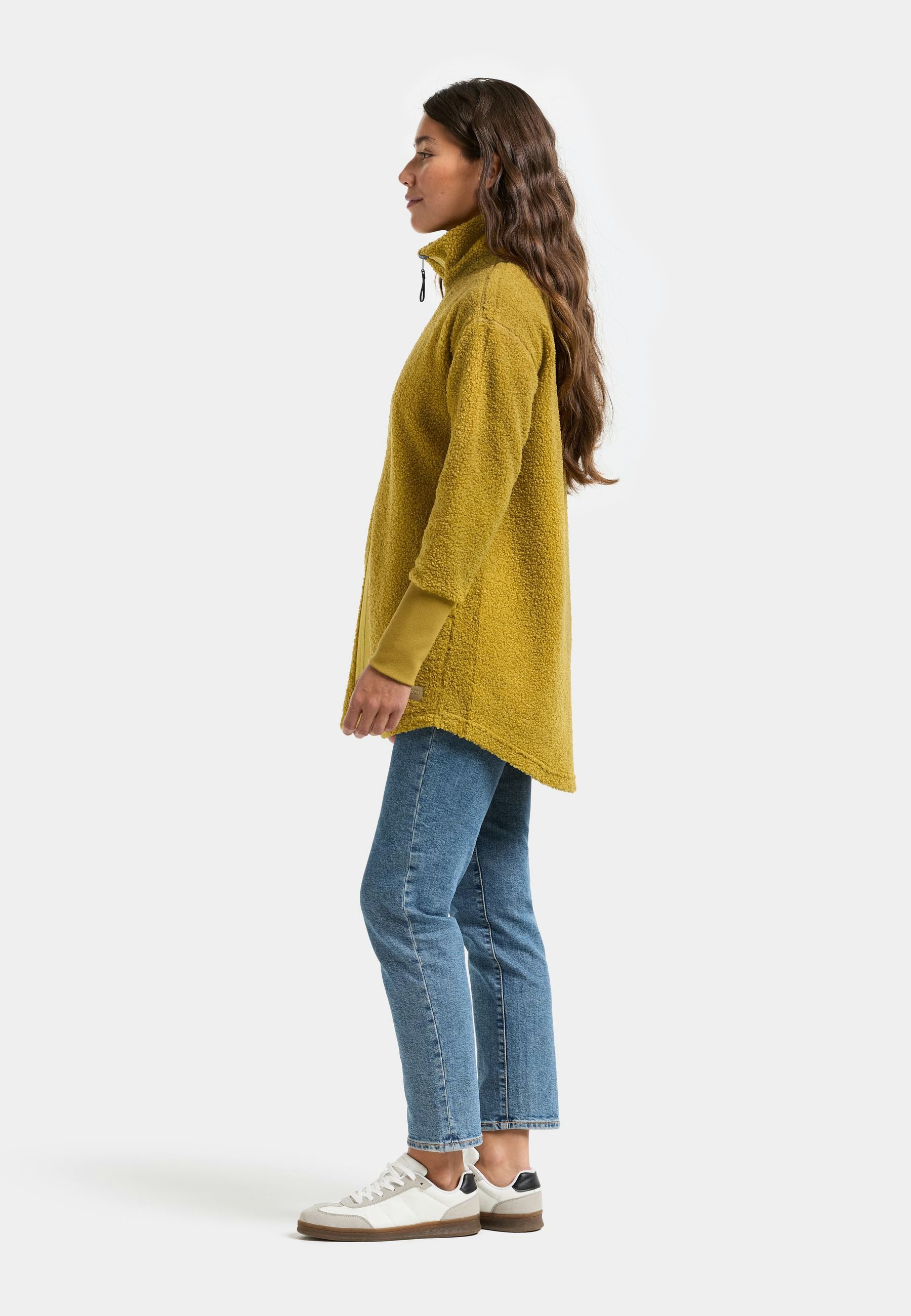 Didriksons Plüschjacke Damen Pile Teddy TOLA mit Taschen