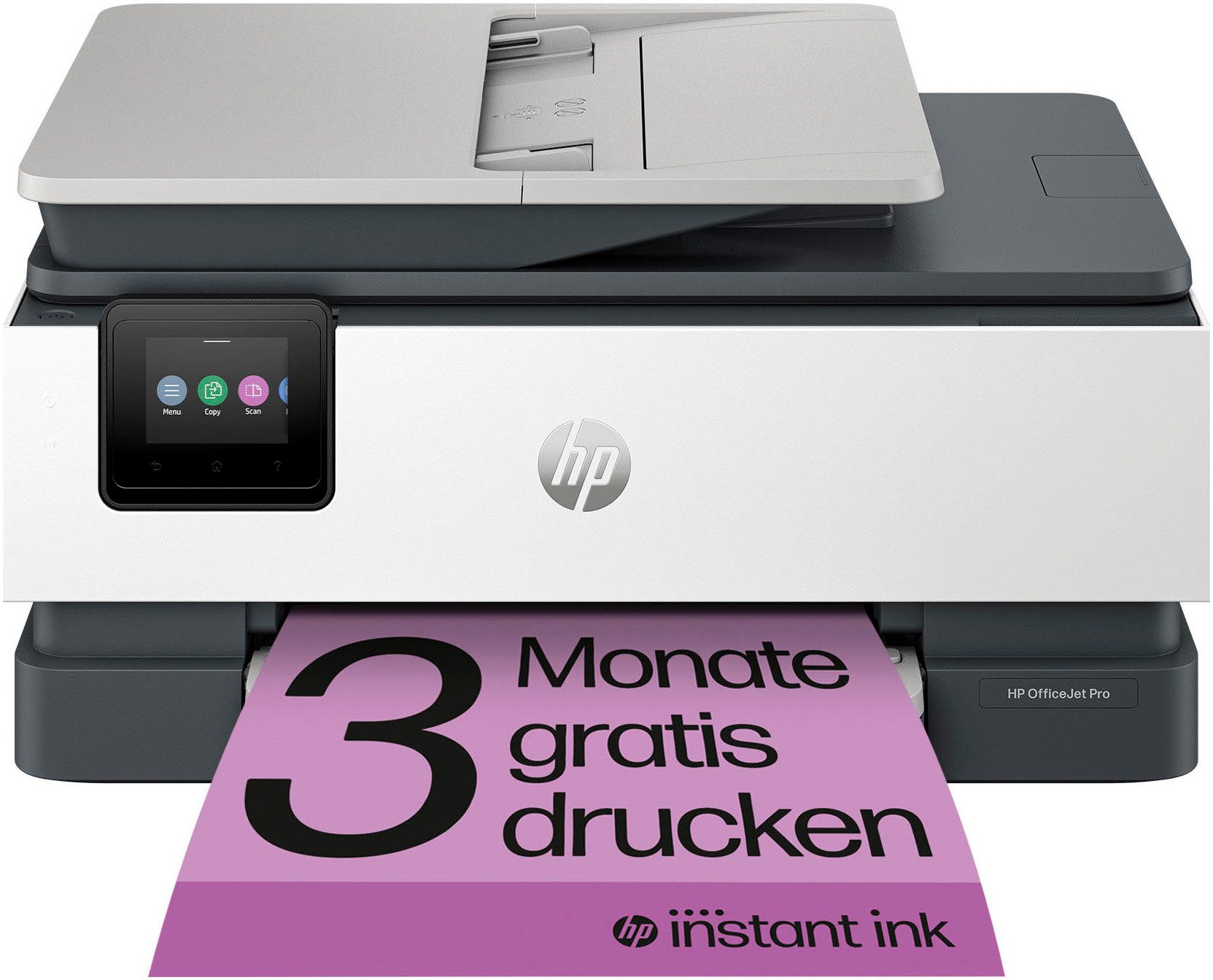 HP OfficeJet Pro 8122e Multifunktionsdrucker, (Bluetooth, LAN (Ethernet), WLAN (Wi-Fi), Wi-Fi Direct, 3 Monate gratis Drucken mit HP Instant Ink inklusive)