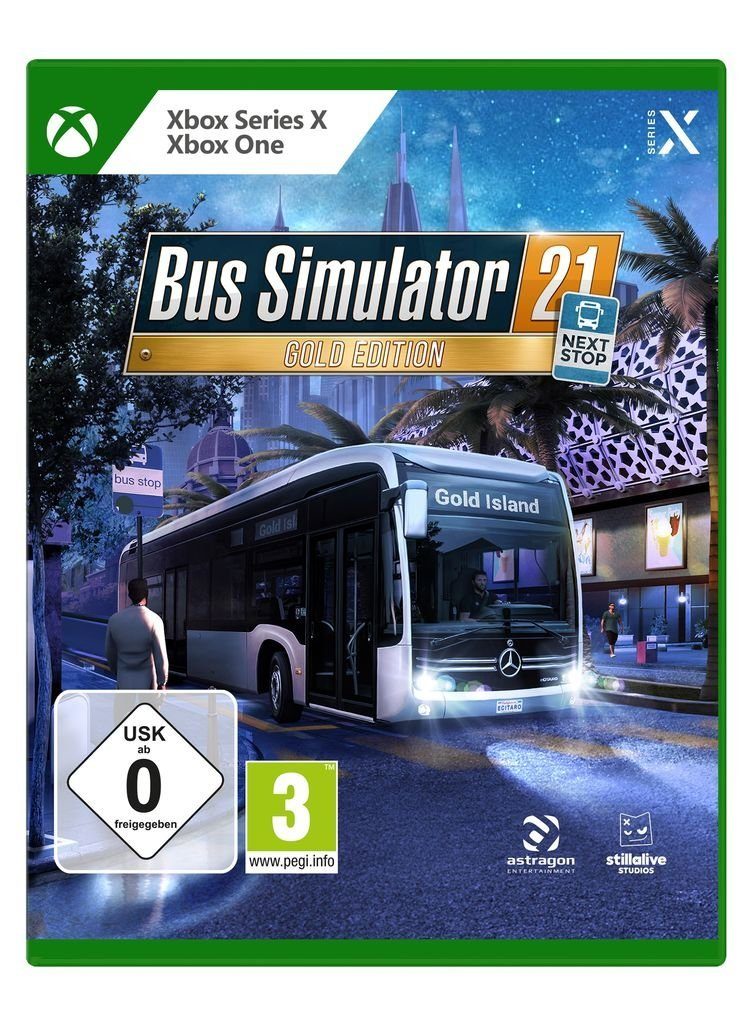 Gold Astragon Stop Series Simulator Edition Bus 21 Xbox X Next -