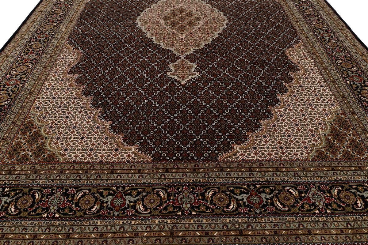Orientteppich Indo rechteckig, mm Trading, Täbriz Orientteppich, 12 Handgeknüpfter Nain Höhe: 250x349