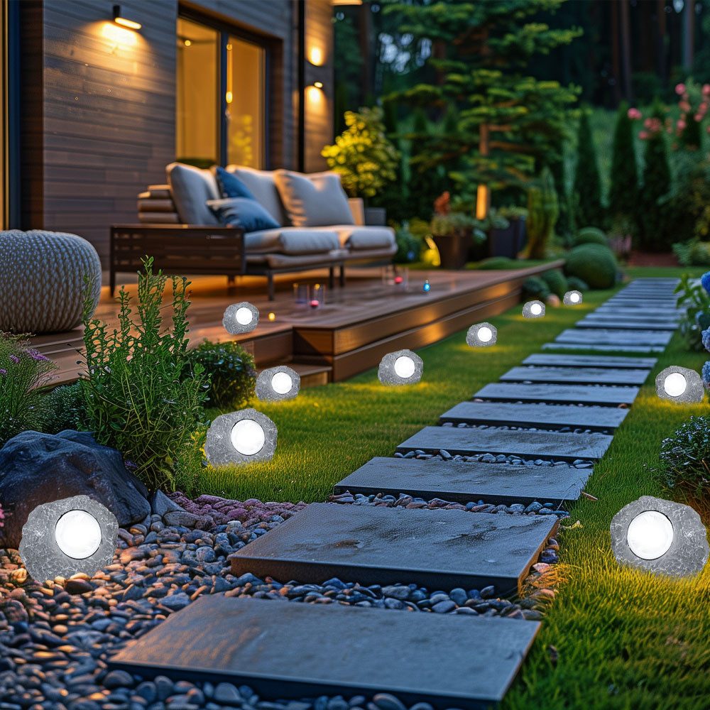 GLOBO LIGHTING LED Solarleuchte, LED-Leuchtmittel fest günstig online kaufen