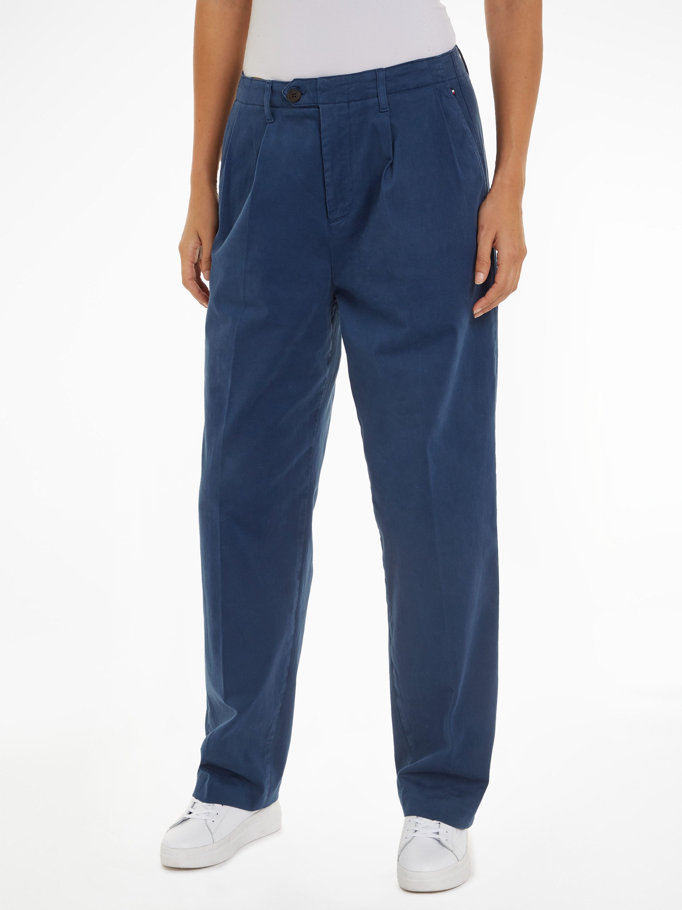 Tommy Hilfiger Chinohose RELAXED STRAIGHT PLEATED günstig online kaufen
