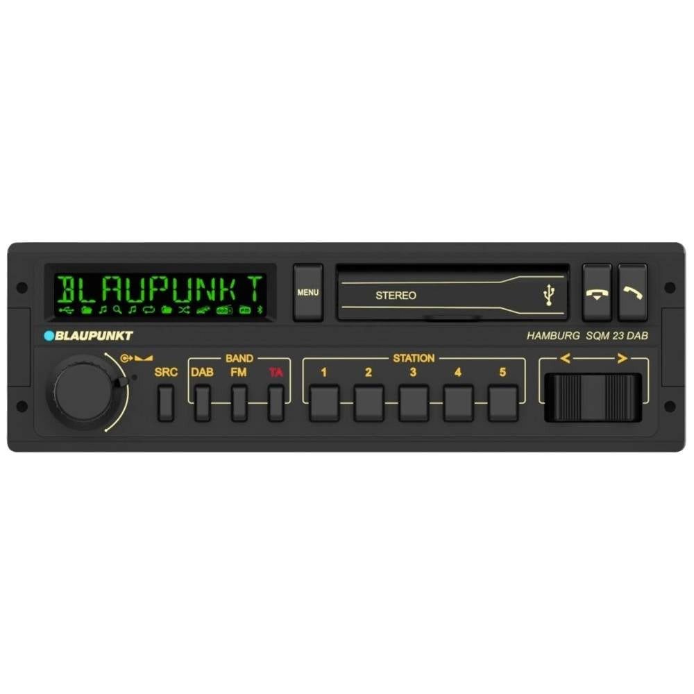 Blaupunkt Autoradio 2001023000000 Autoradio (DAB+ Tuner, Retro Design, Anschluss für Lenkradfernbedienung)
