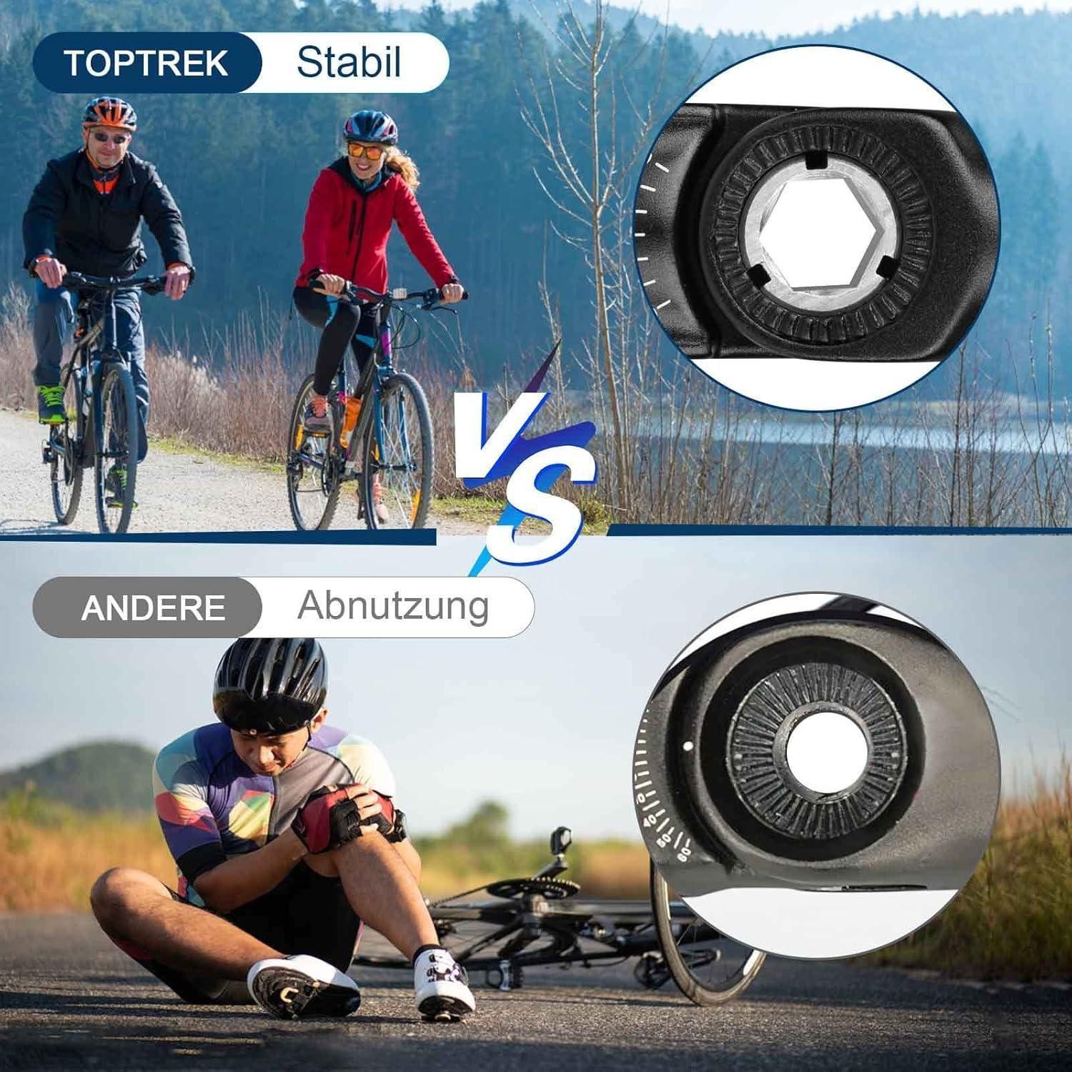 LuxusKollektion Lenkervorbau Fahrradlenker Vorbau 31.8mm*110mm Aluminium verstellbar mit