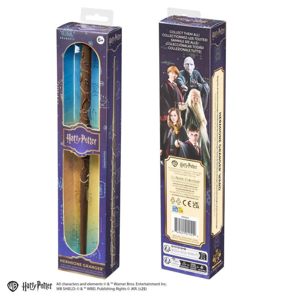 Noble Collection Zauberkasten Harry Potter Rollenspiel Zauberstab Hermine Granger 30 cm