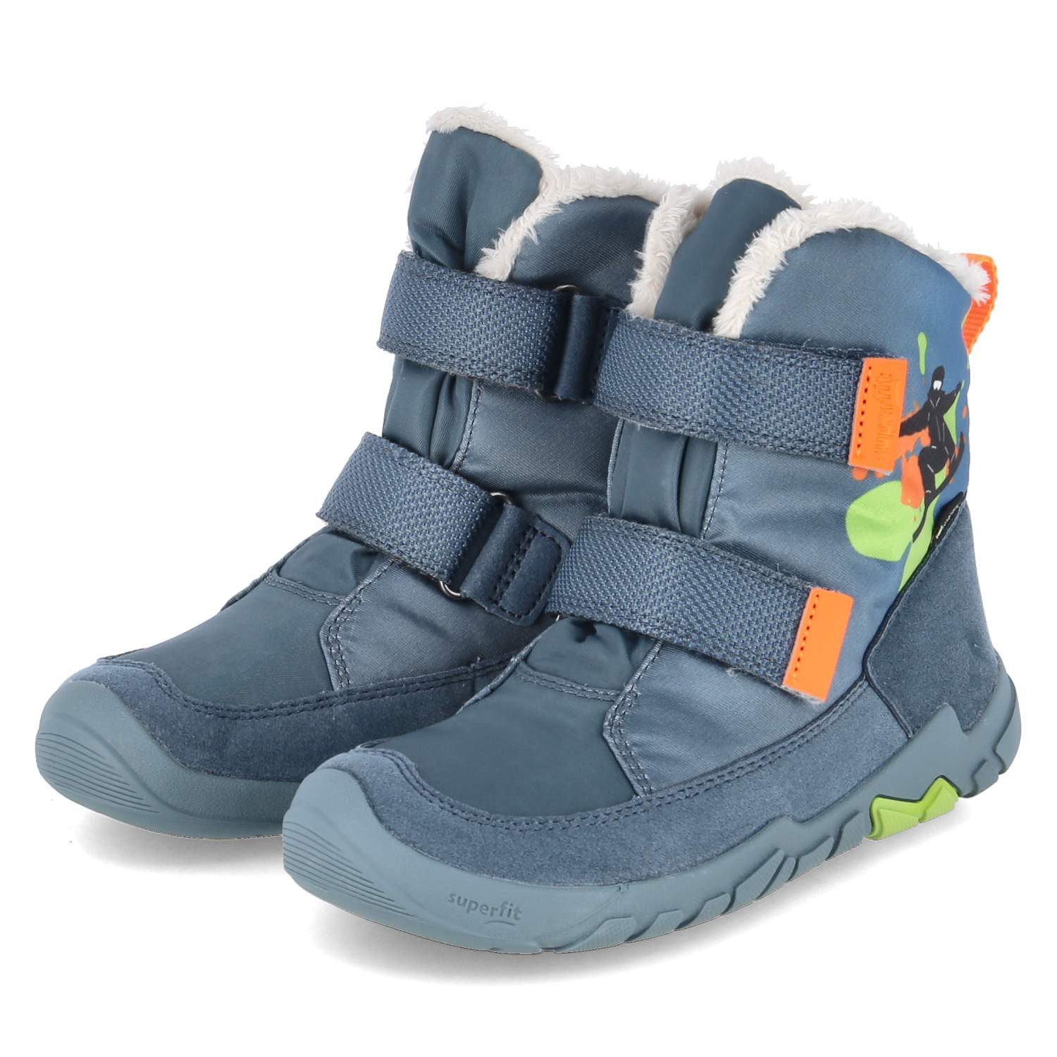Superfit Superfit 1-006041-8020 Unisex Textil & Synthetik blau Winterstiefel