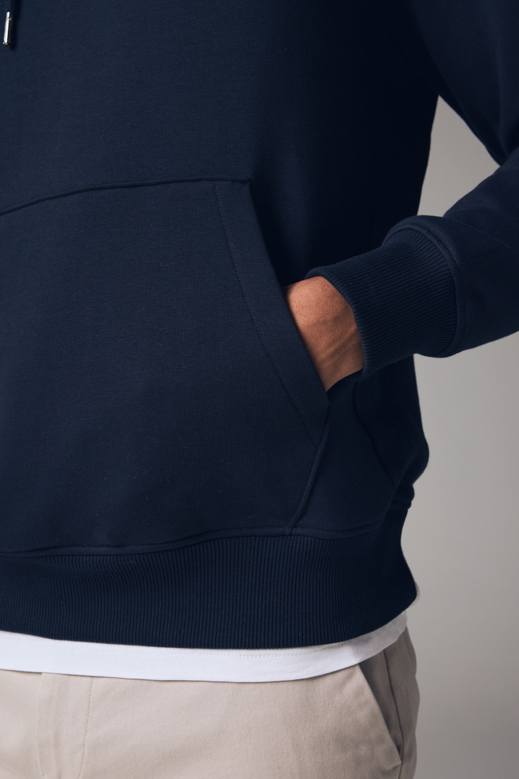 Next Kapuzensweatshirt Premium-Hoodie aus Jersey mit hohem Baumwollanteil (1-tlg)