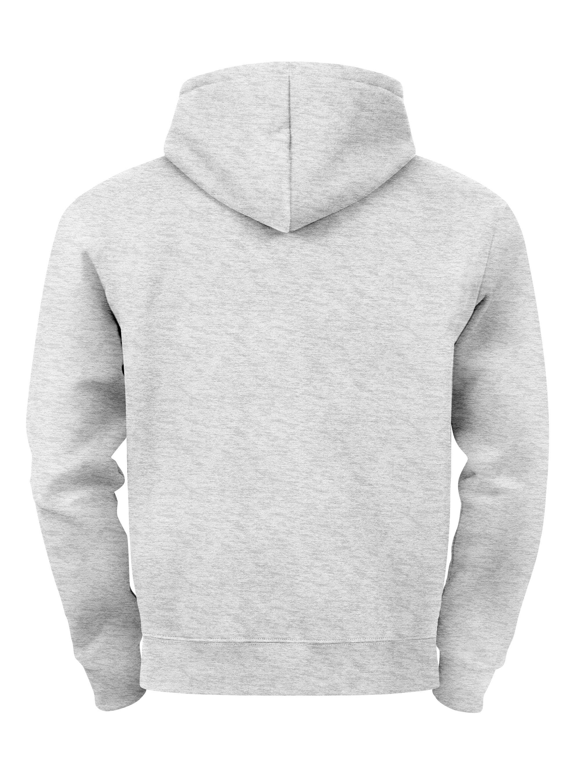 Neverless Hoodie Herren Hoodie Expedition Unknown Kapuzensweatshirt Berglinien Print