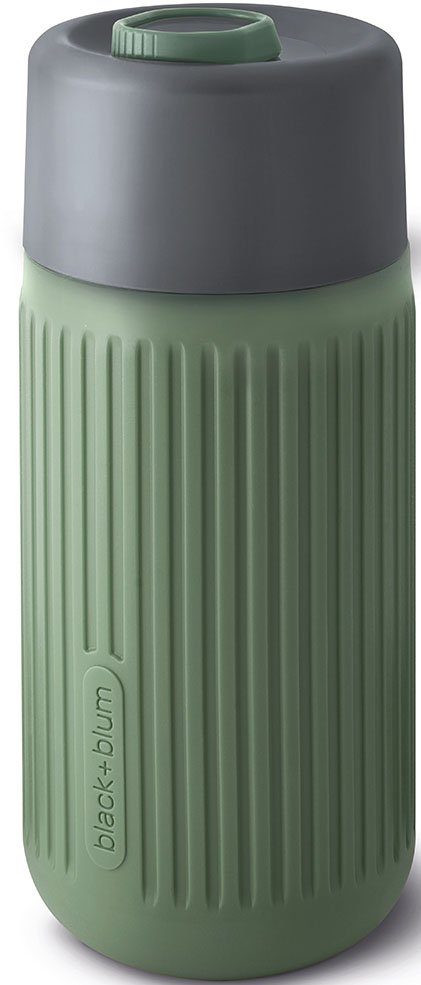 black+blum Coffee-to-go-Becher To-Go B, Glas, Kunststoff, purer Kaffeegenuss, 340 ml