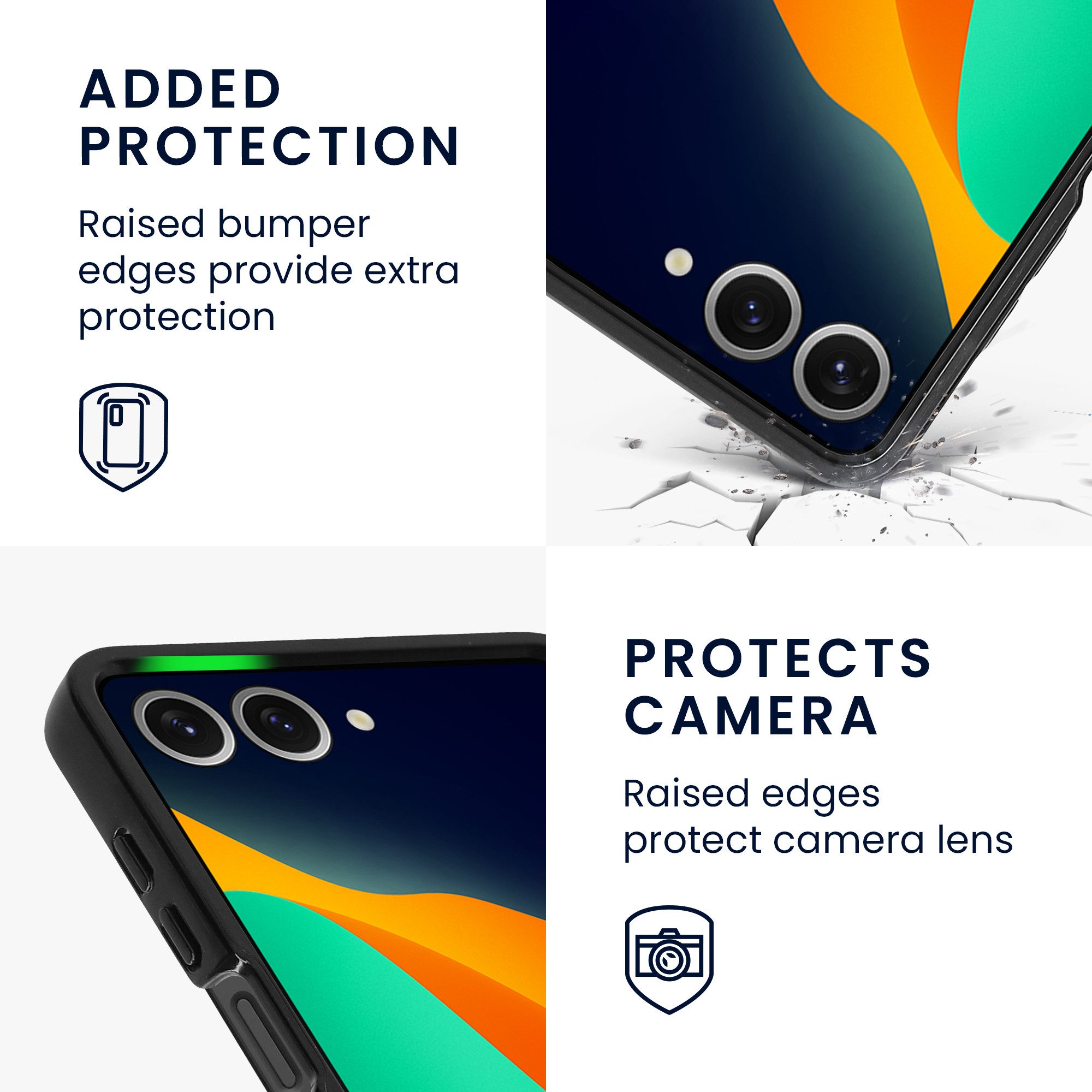 kwmobile Smartphone-Hülle Flip Hardcase für Samsung Galaxy Z Flip7, Hülle für Foldable Handy - Handyhülle