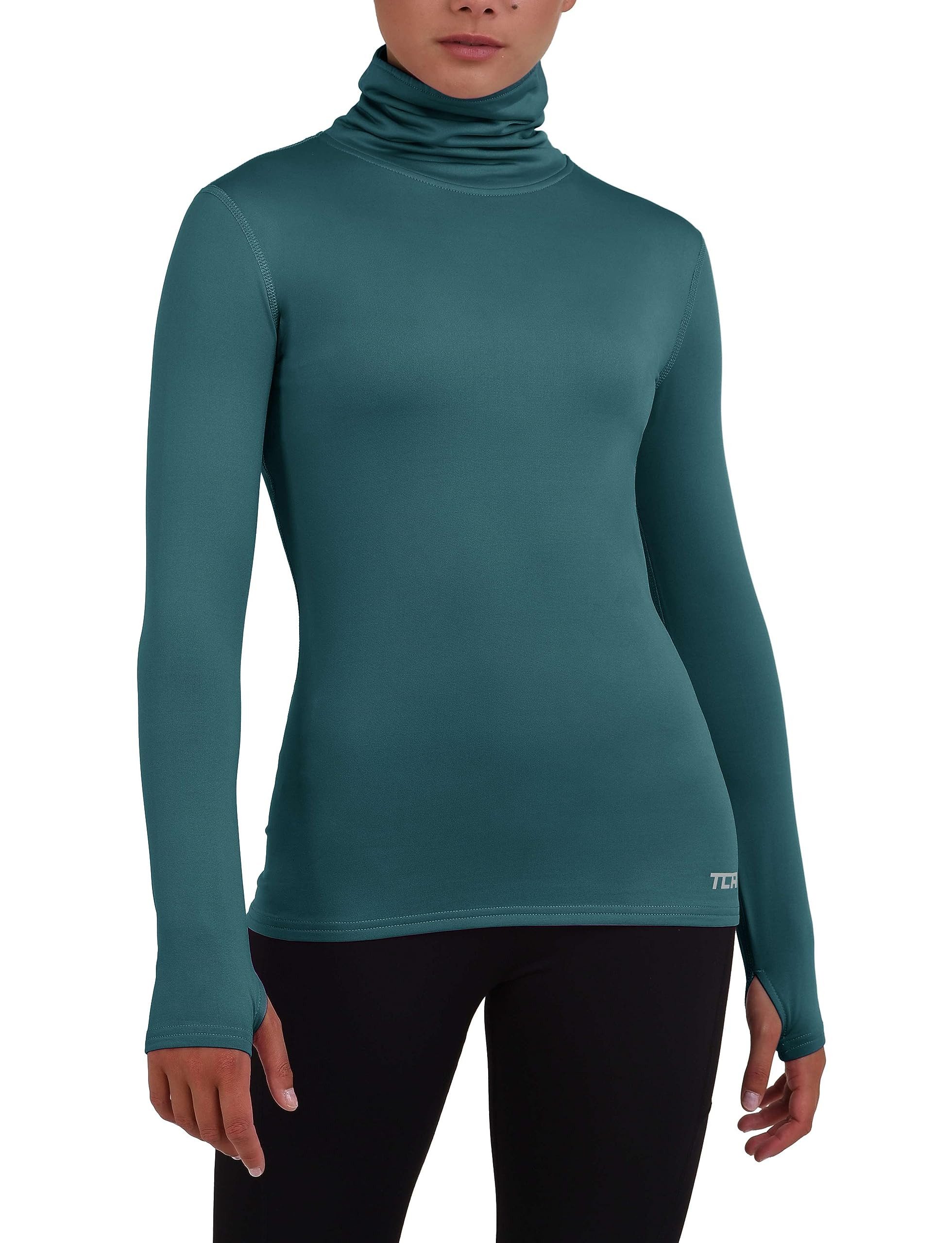 TCA Trainingsshirt TCA Damen Winter Laufshirt Langarm mit Reißverschluss - günstig online kaufen