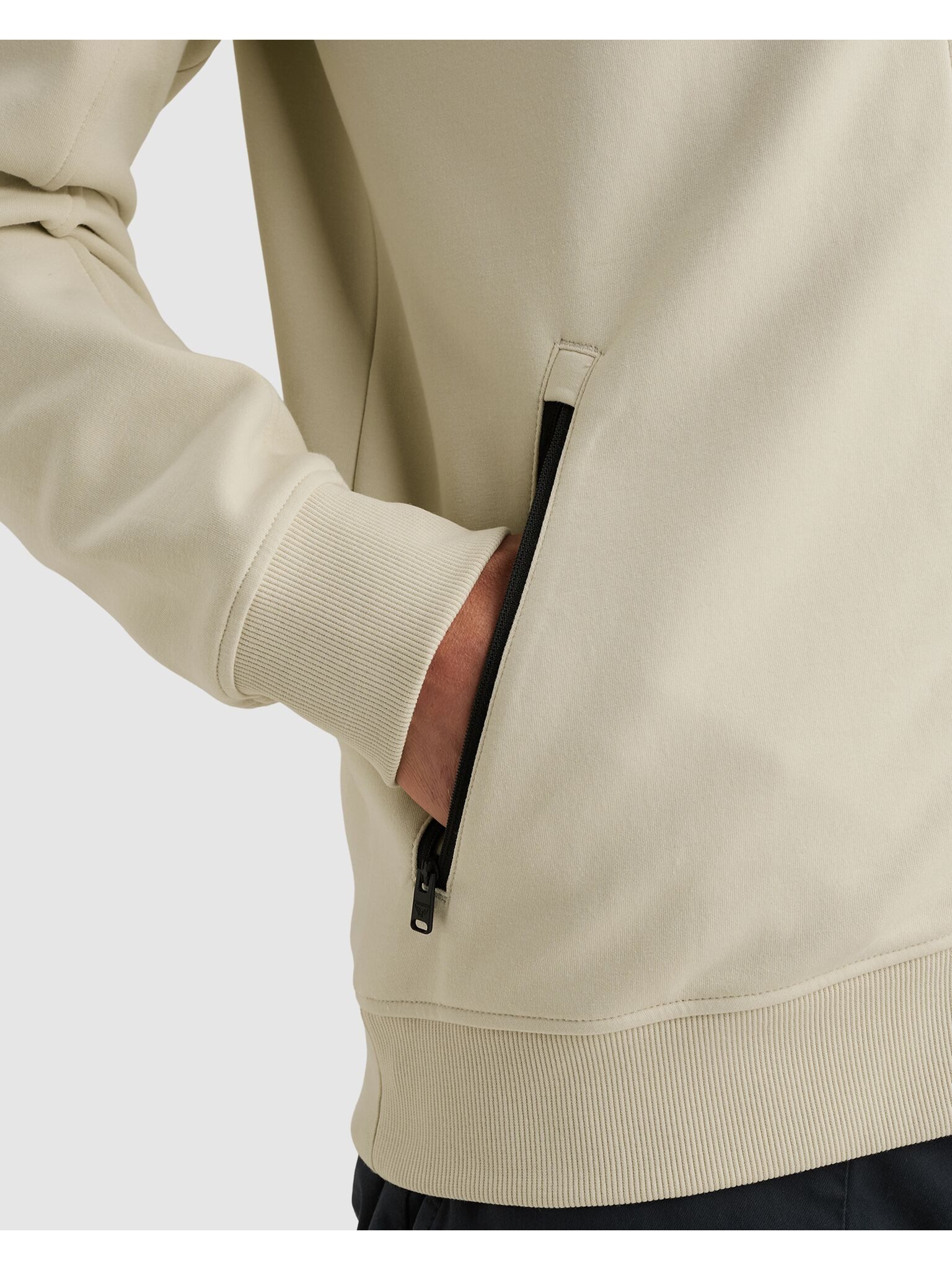PME LEGEND Sweatjacke Seitliche Reißverschlusstaschen, vordere Passe mit dezenten Ziernähten – Bild 5 von 5