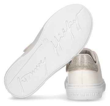 Tommy Hilfiger LOW CUT LACE-UP SNEAKER Sneaker mit glitzernden Schnürsenkeln, Freizeitschuh, Halbschuh, Schnürschuh