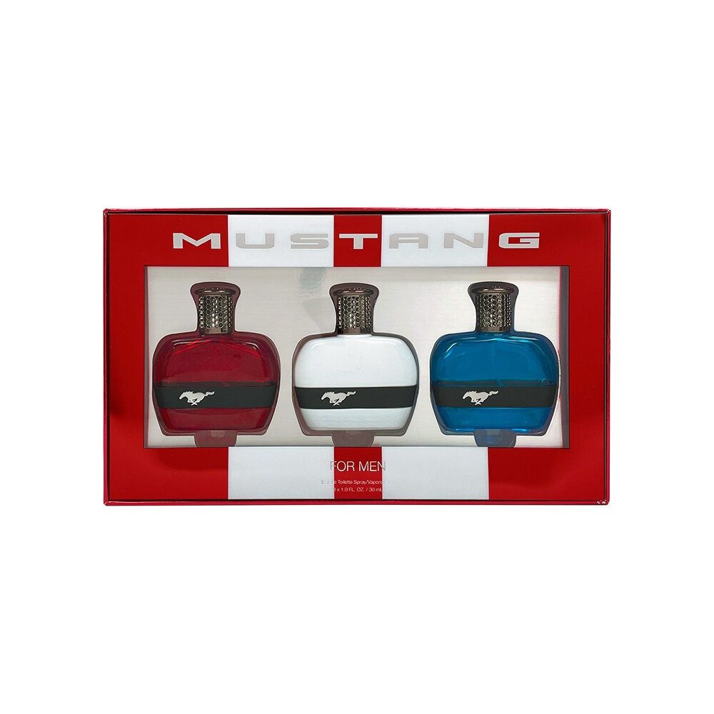 MUSTANG Duft-Set Mustang Gift Set 30ml Red EDT + 30ml White EDT + 30ml Blue EDT