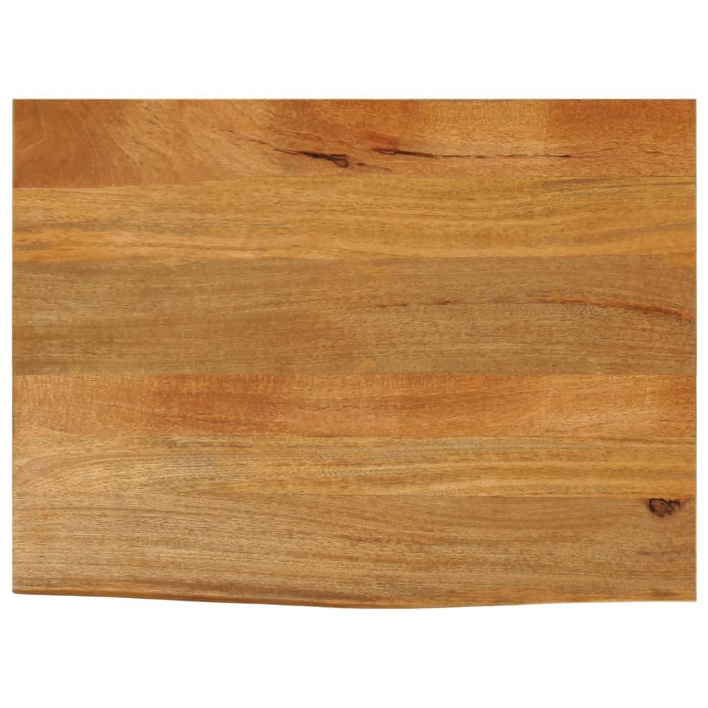 vidaXL Tischplatte Tischplatte mit Baumkante 70x60x2,5 cm Massivholz (1 St)