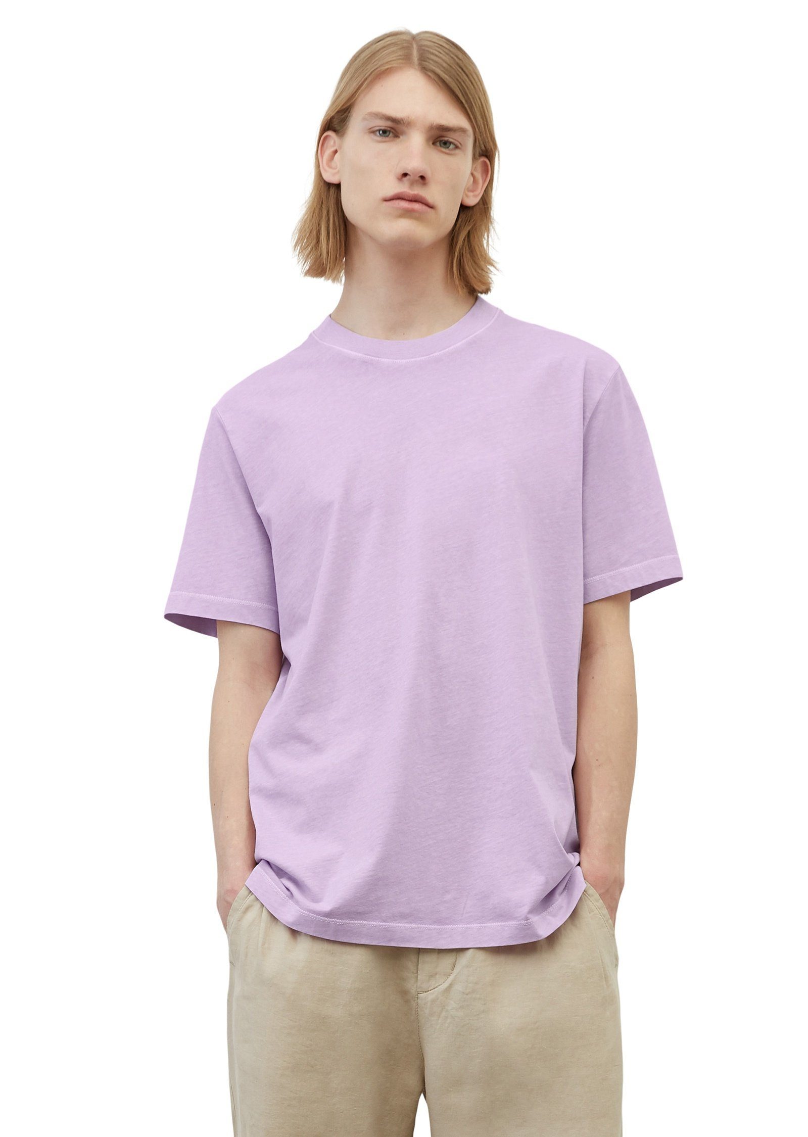 Marc O'Polo T-Shirt aus reiner Bio-Baumwolle lila | T-Shirts