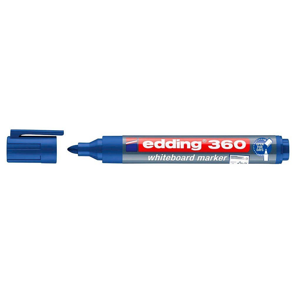 3mm, - 360 1,5 Kugelschreiber edding - nachfüllbar, Boardmarker blau