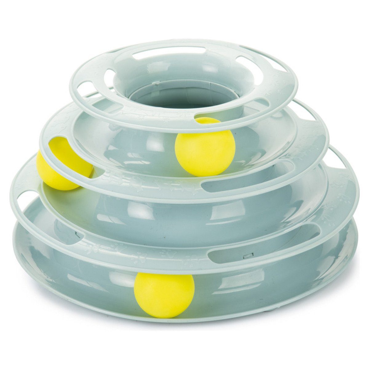 Beeztees Katzen-Spielschiene Katzenspielturm Bo mint