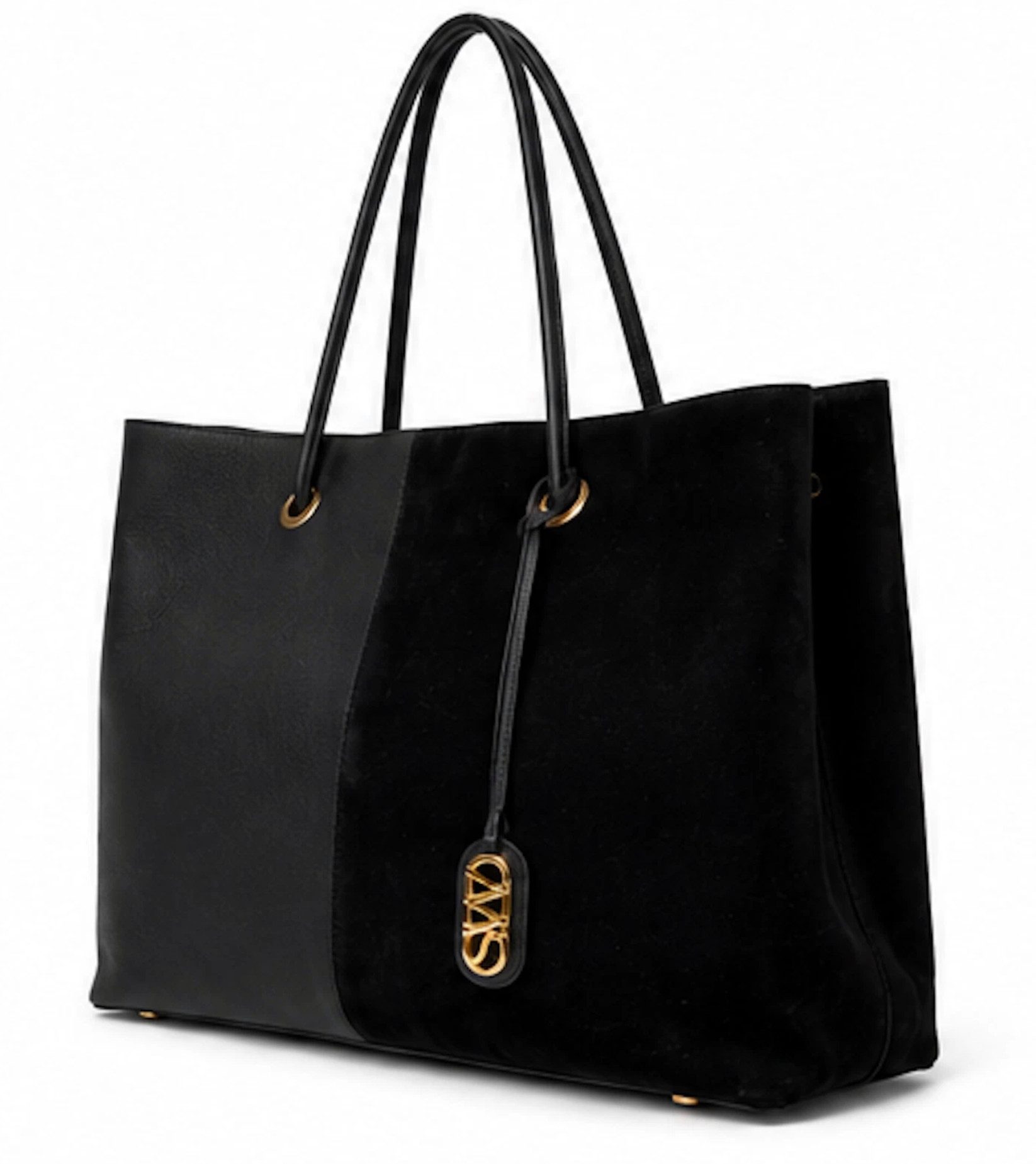 STUART WEITZMAN Shopper New York 5050 Tasche Tote Schultertasche Leder Suede, Außergewöhnlich große integrierte Innentasche mit Reißverschluss – Bild 2 von 5