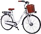 LLobe E-Bike »White Motion 2.0, 10,4Ah«, 7 Gang Shimano, Nabenschaltung, Frontmotor 250 W, (mit Fahrradkorb), Bild 3