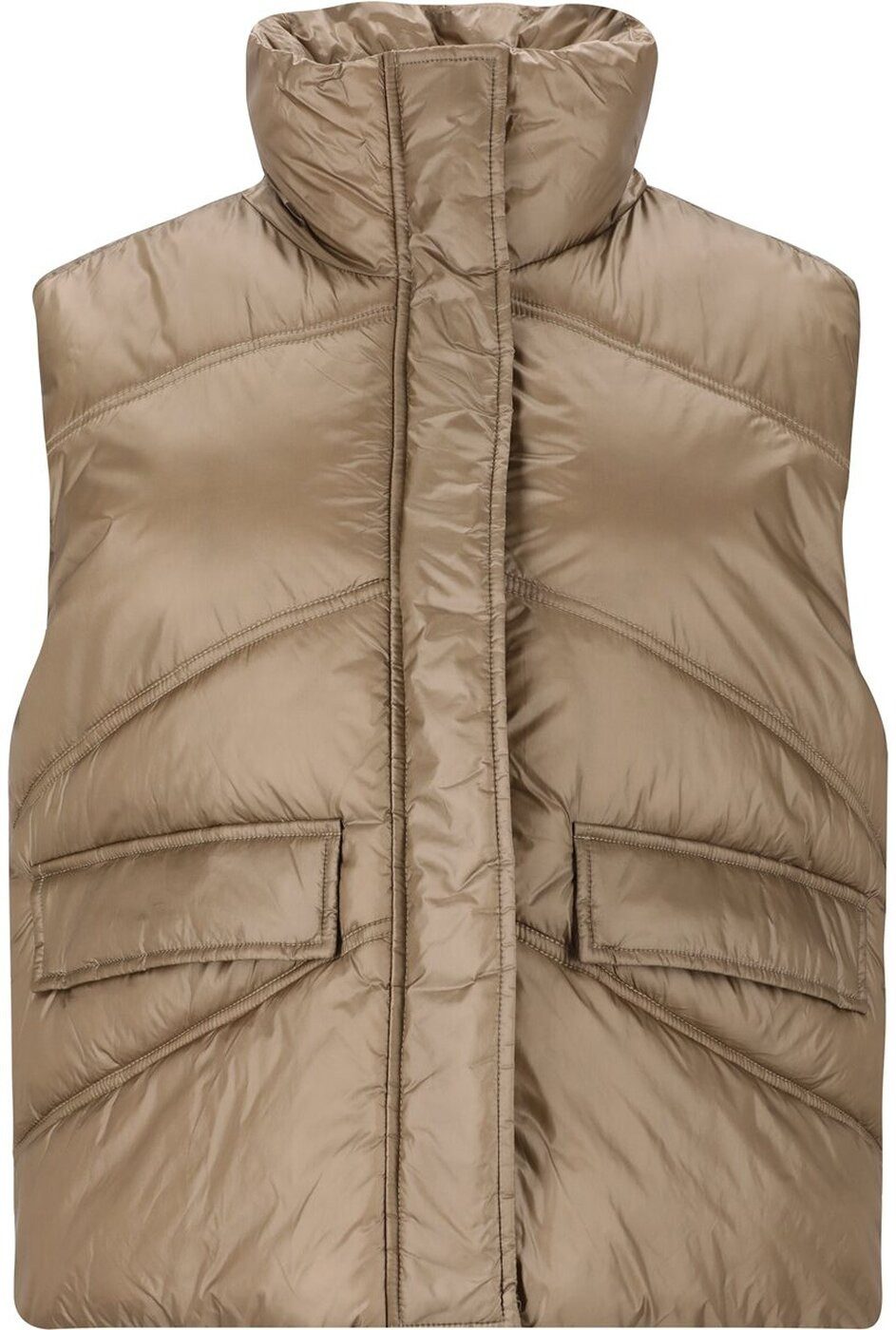 ATHLECIA Steppweste Chica W Vest Damen Steppweste helles braun