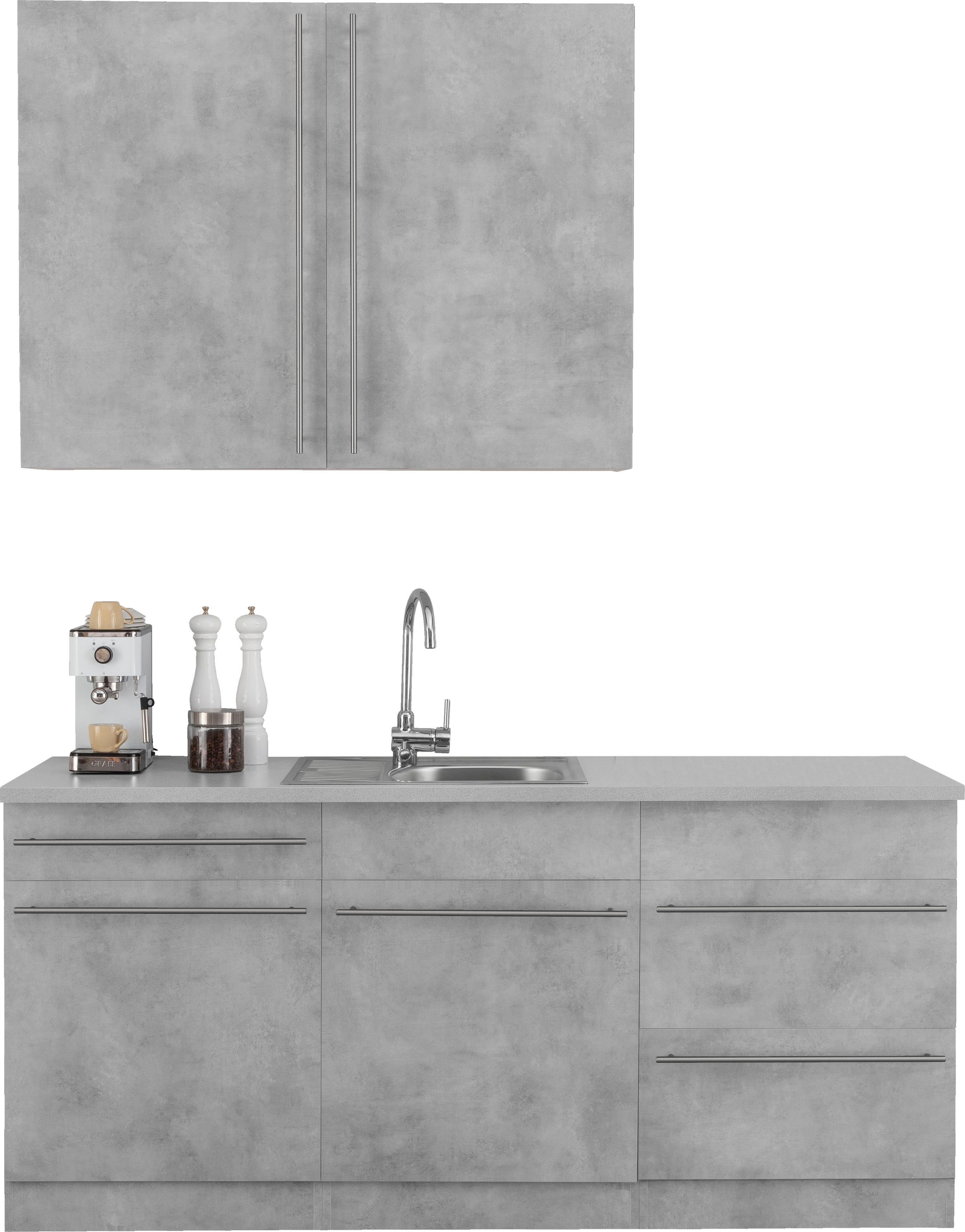 wiho Küchen Küche Chicago, wahlweise mit E-Geräten, Breite 180 cm