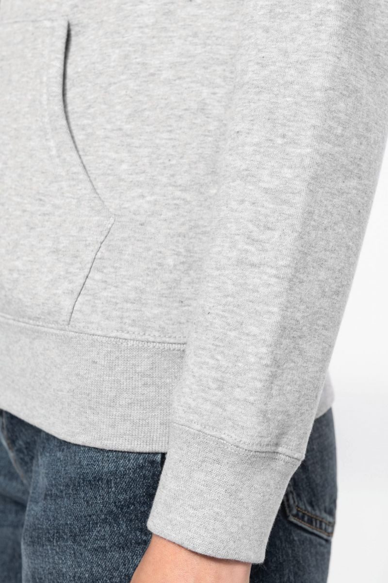 Kariban Kapuzensweatjacke DAMEN-KAPUZENSWEATSHIRT BICOLOR mit Reißverschluss