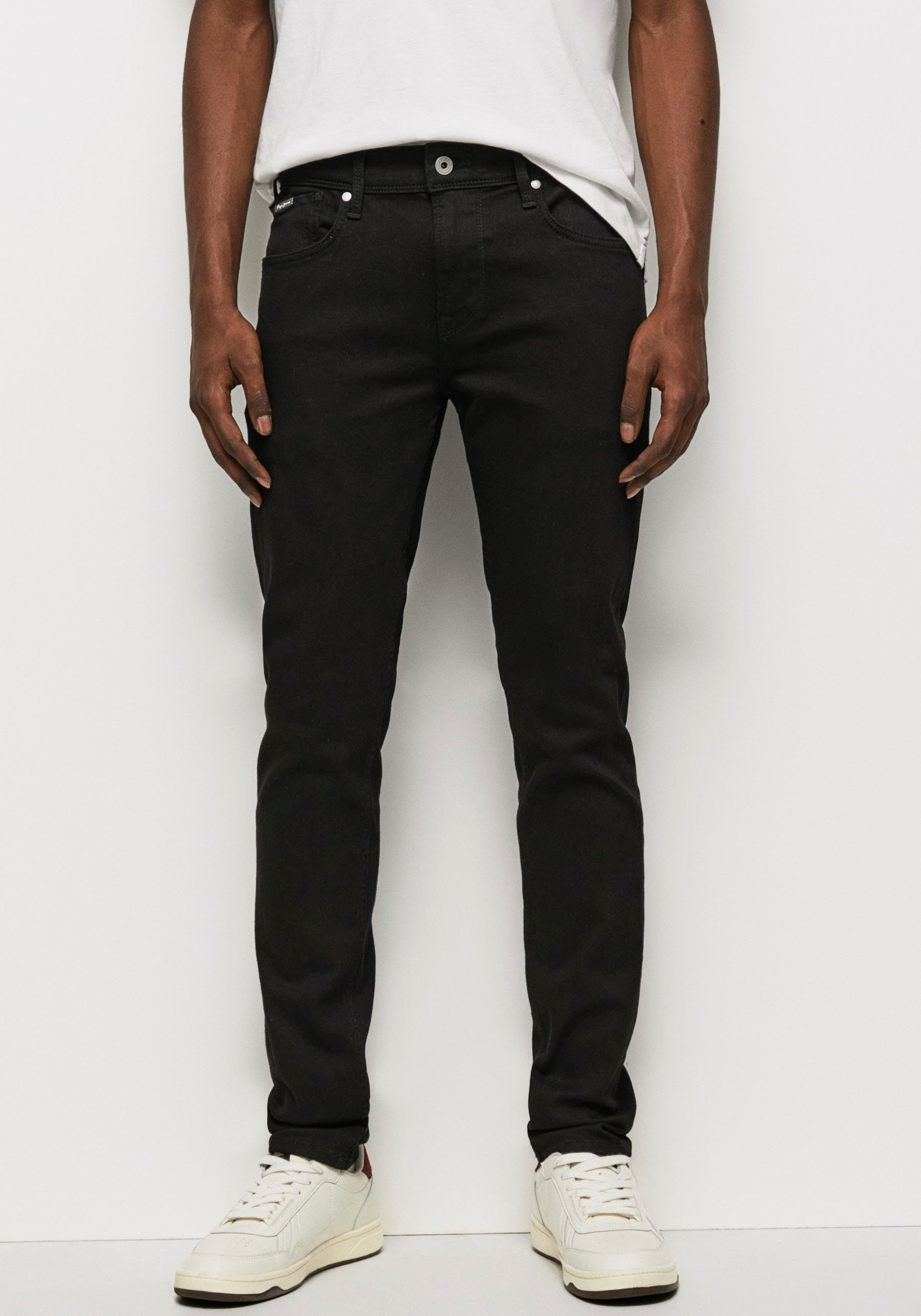 Pepe Jeans Skinny-fit-Jeans Finsbury cleanblack