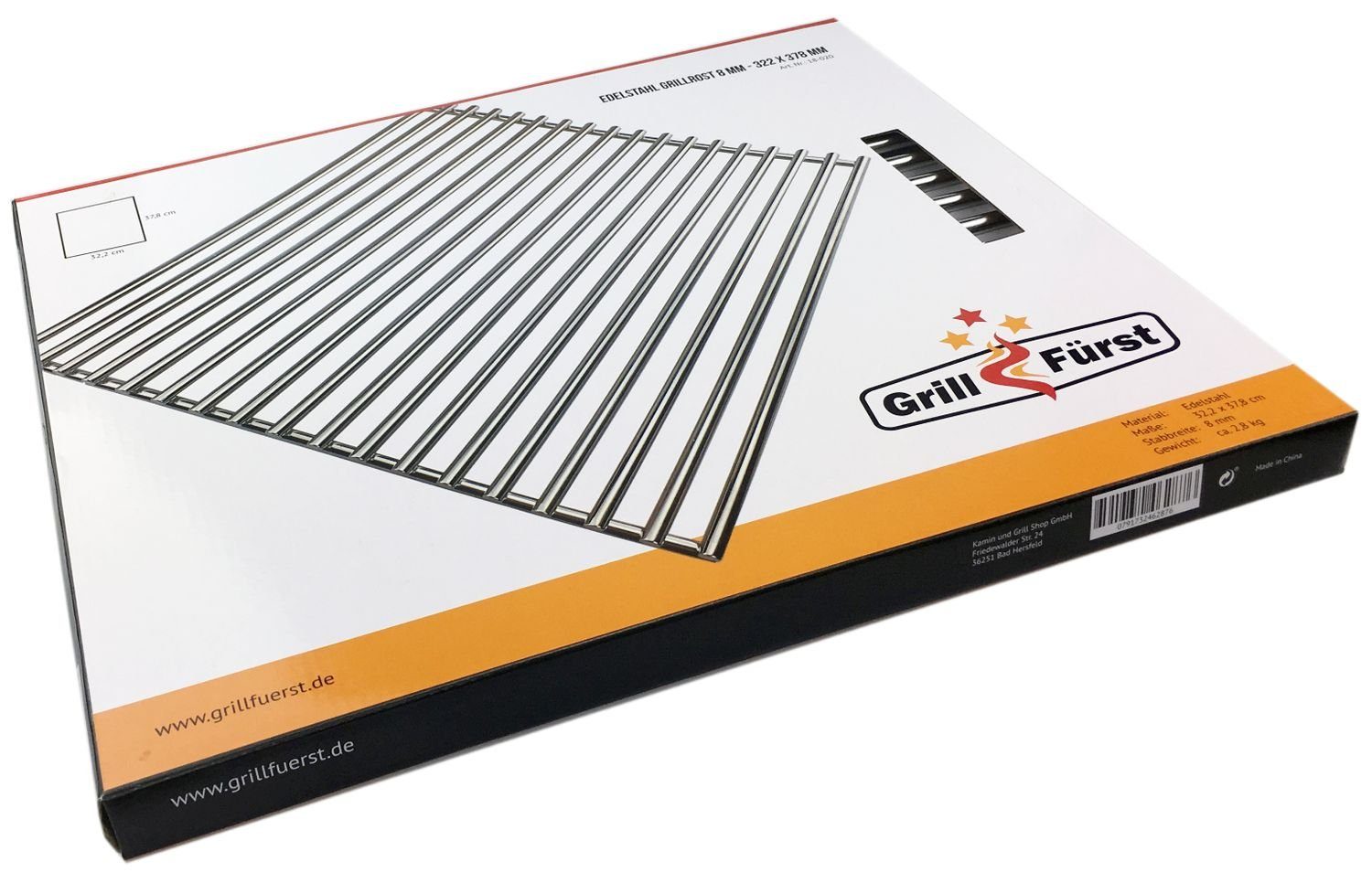 Grillfürst Grillrost Grillfürst Edelstahl Grillrost für Broil King Signet (38 x 32,2 cm)