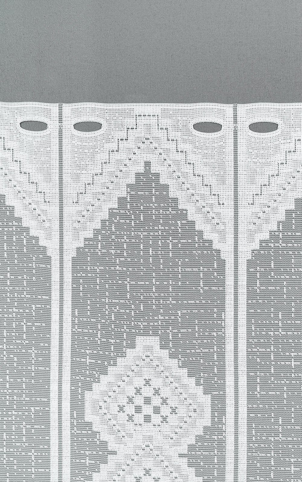 transparent, Kästchendesign, HxB Scheibengardine LYSEL®, St), (1 45x150cm