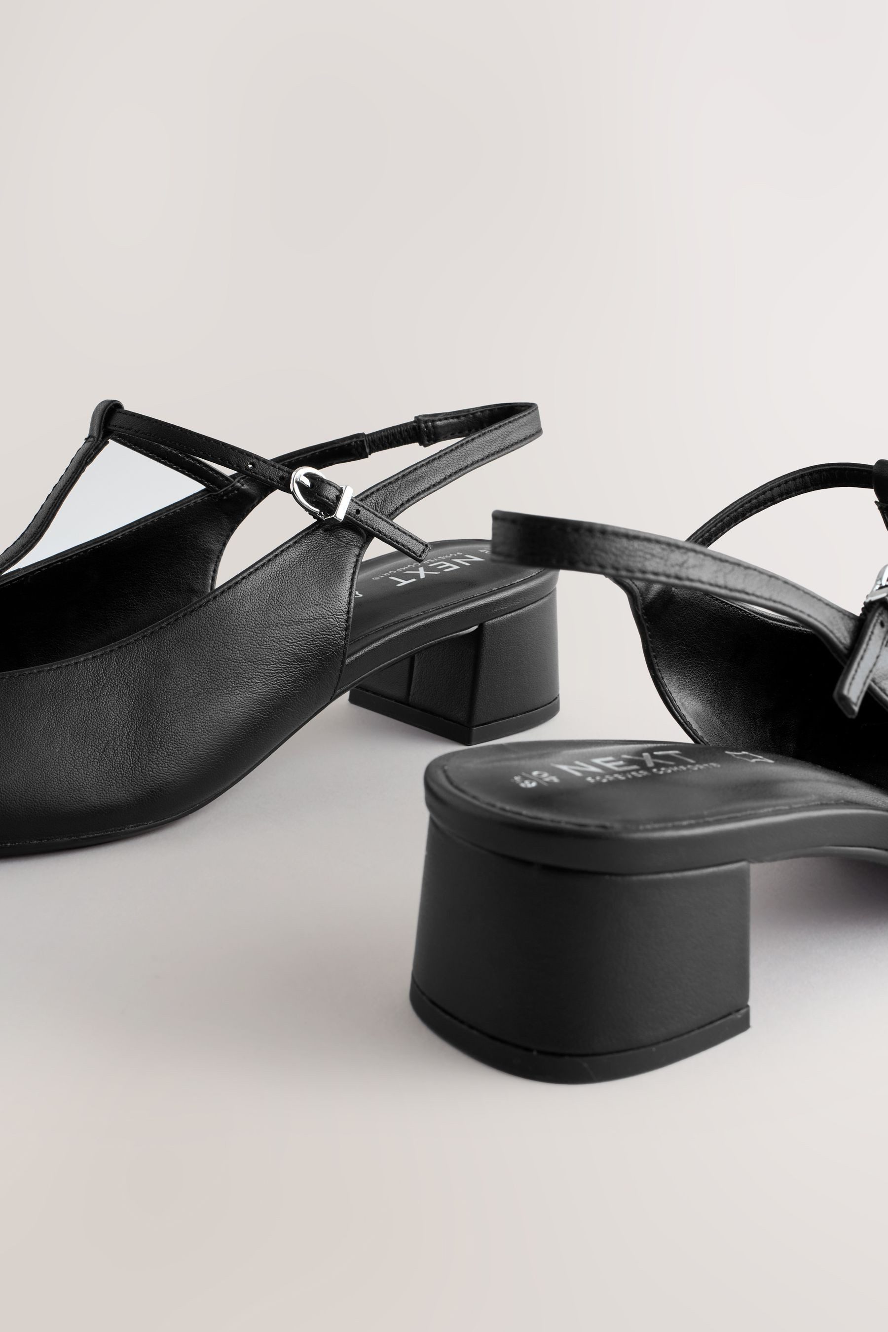 Next Forever Comfort® Lederpumps mit Fersenriemen Slingsandale (1-tlg)