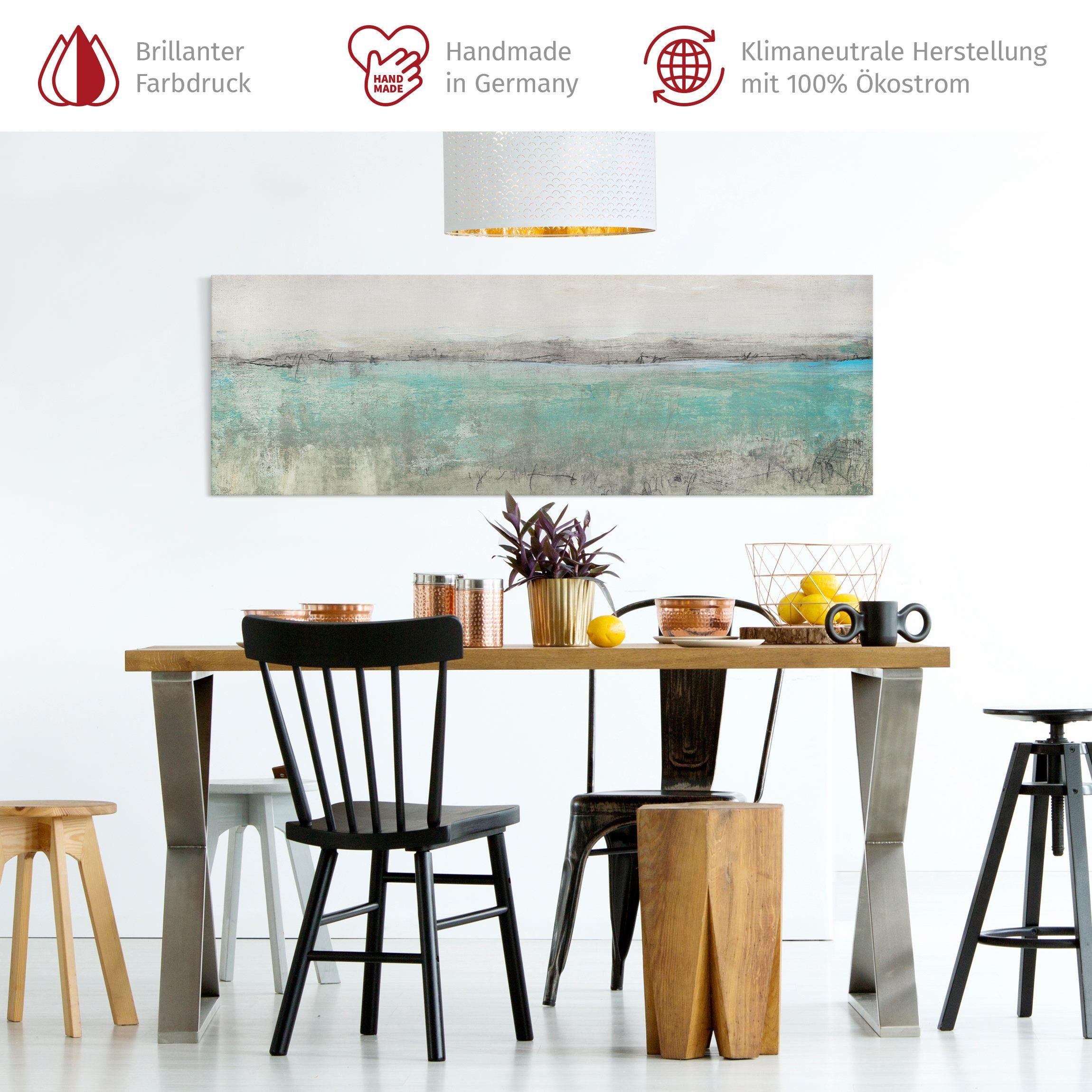 Bilderdepot24 Leinwandbild Abstrakt Modern Strand Horizont günstig online kaufen