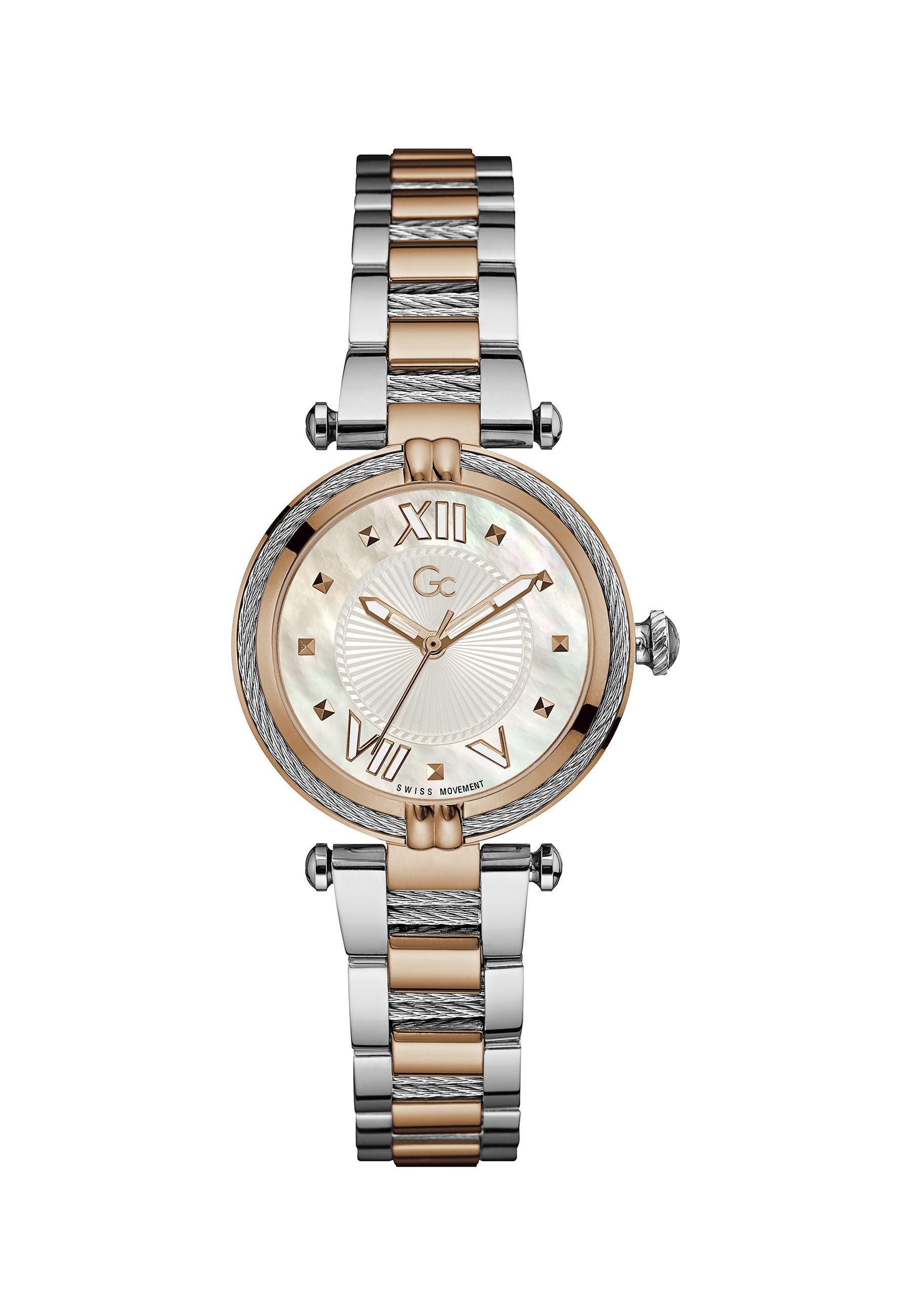 Guess Collection Quarzuhr Gc CableChic, (1-tlg., Not a set – not applicable to this product), Quarz-Analoguhr