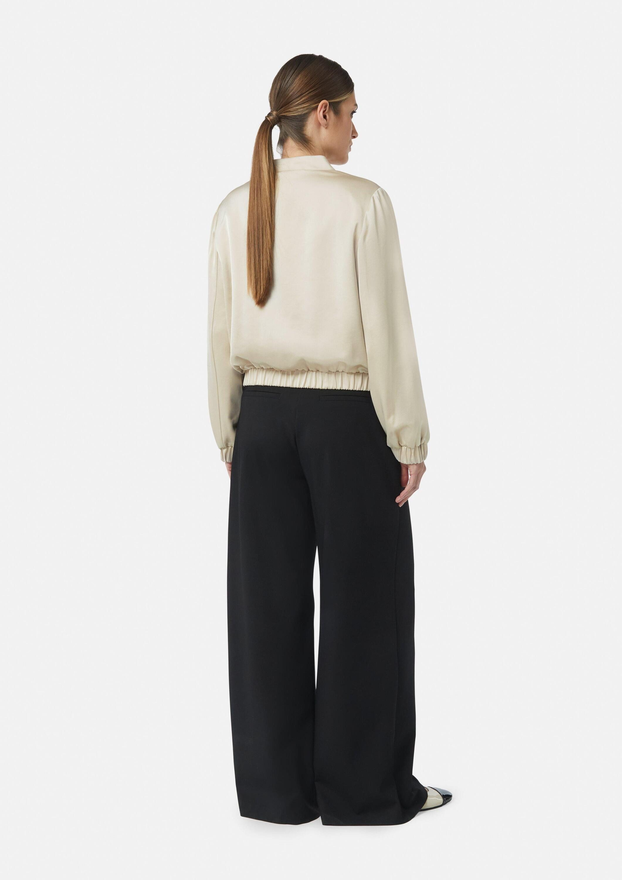 comma Funktionsjacke Indoor-Jacke Blouson aus Satin