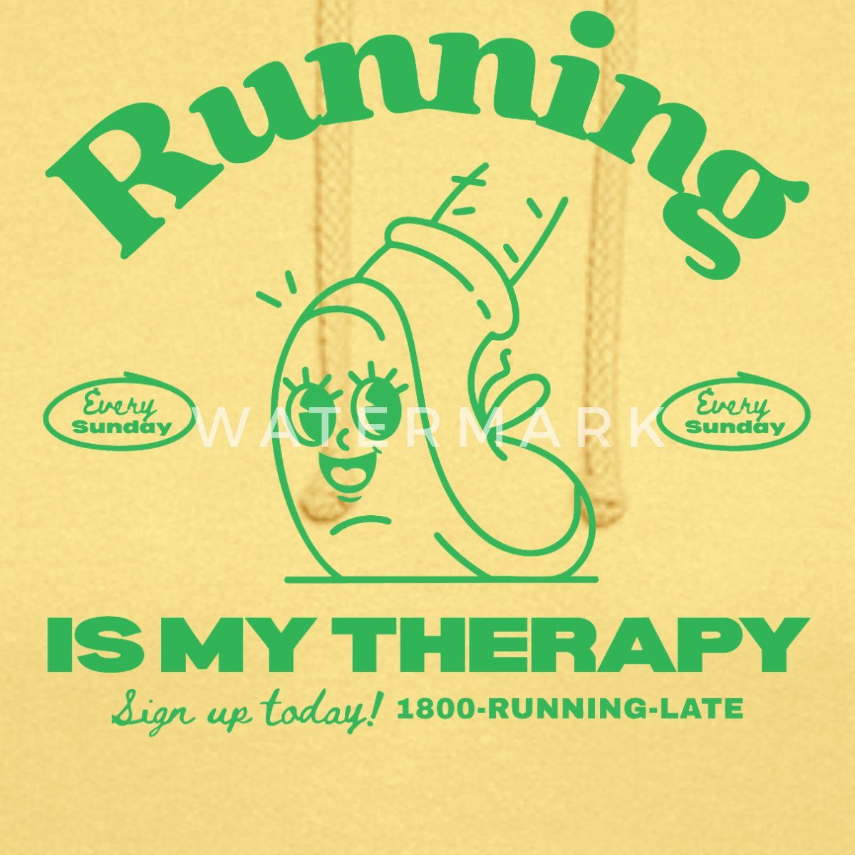 Spreadshirt Hoodie Running Club Design Unisex Hoodie (1-tlg)