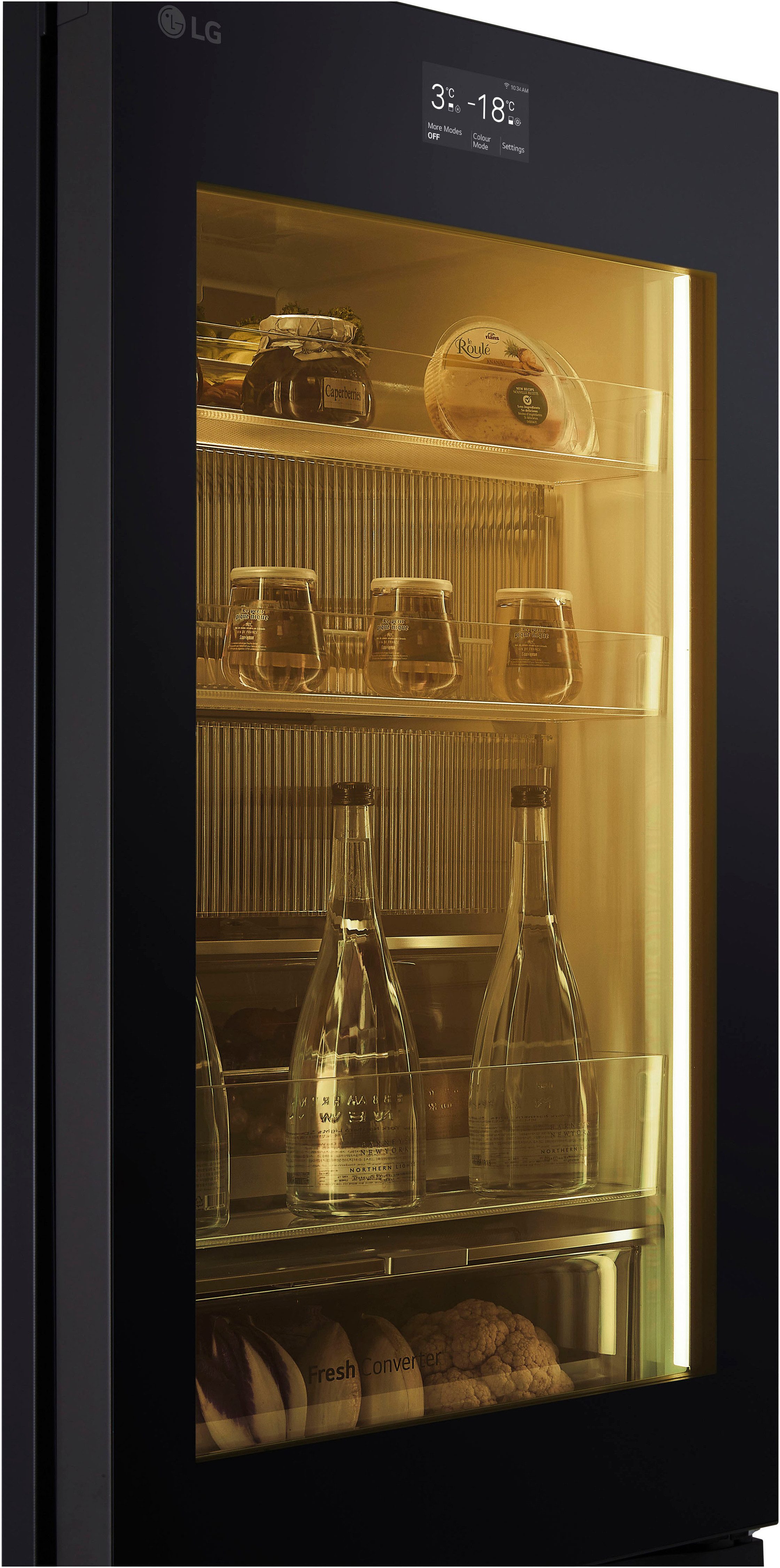 LG Kühl-/Gefrierkombination InstaView® GBG7190CEV, 186 cm hoch, 59,5 cm breit