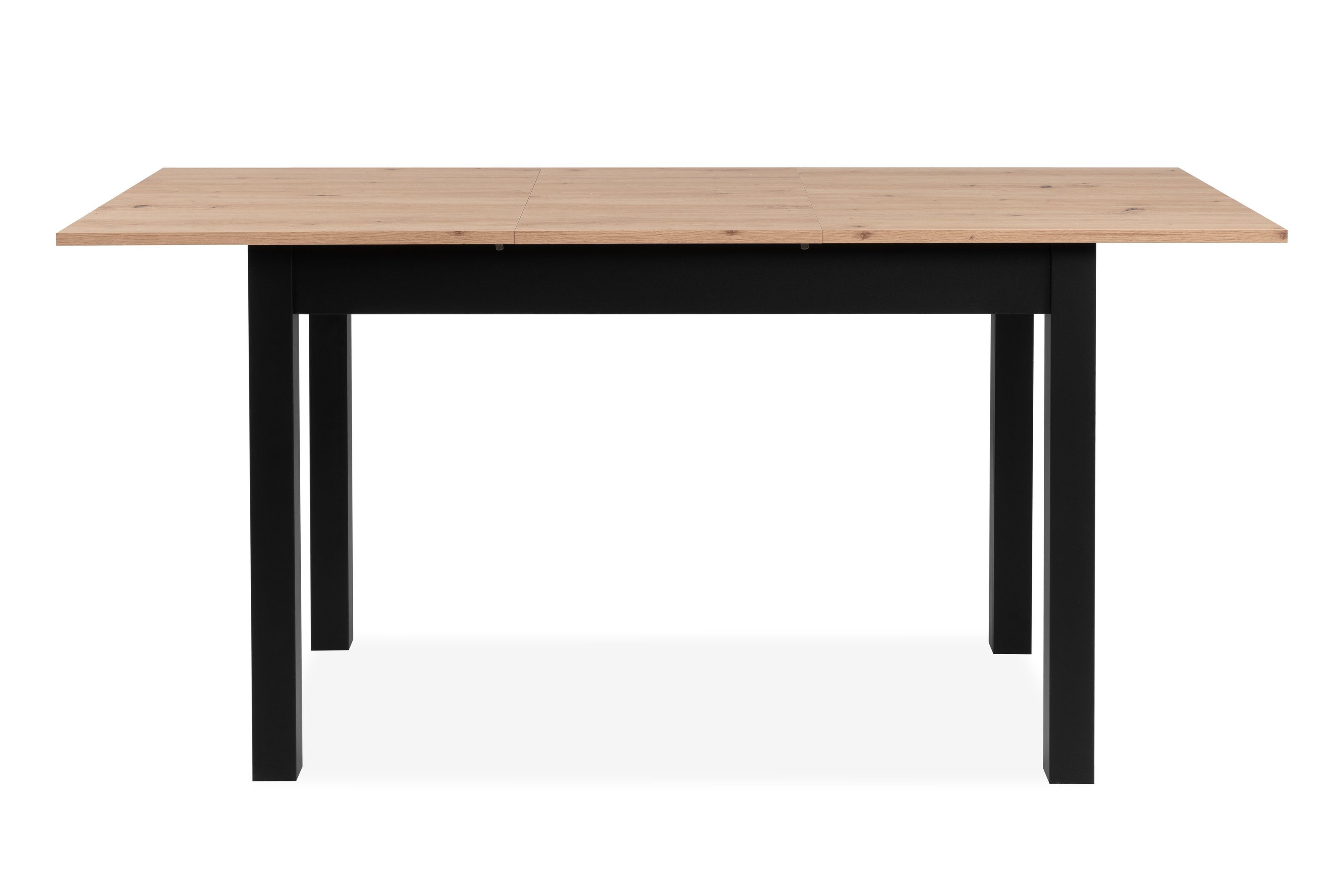 Finori Esstisch in Artisan Eiche / Schwarz. Abmessungen (BxHxT) 120x76,5x70 cm – Bild 5 von 5