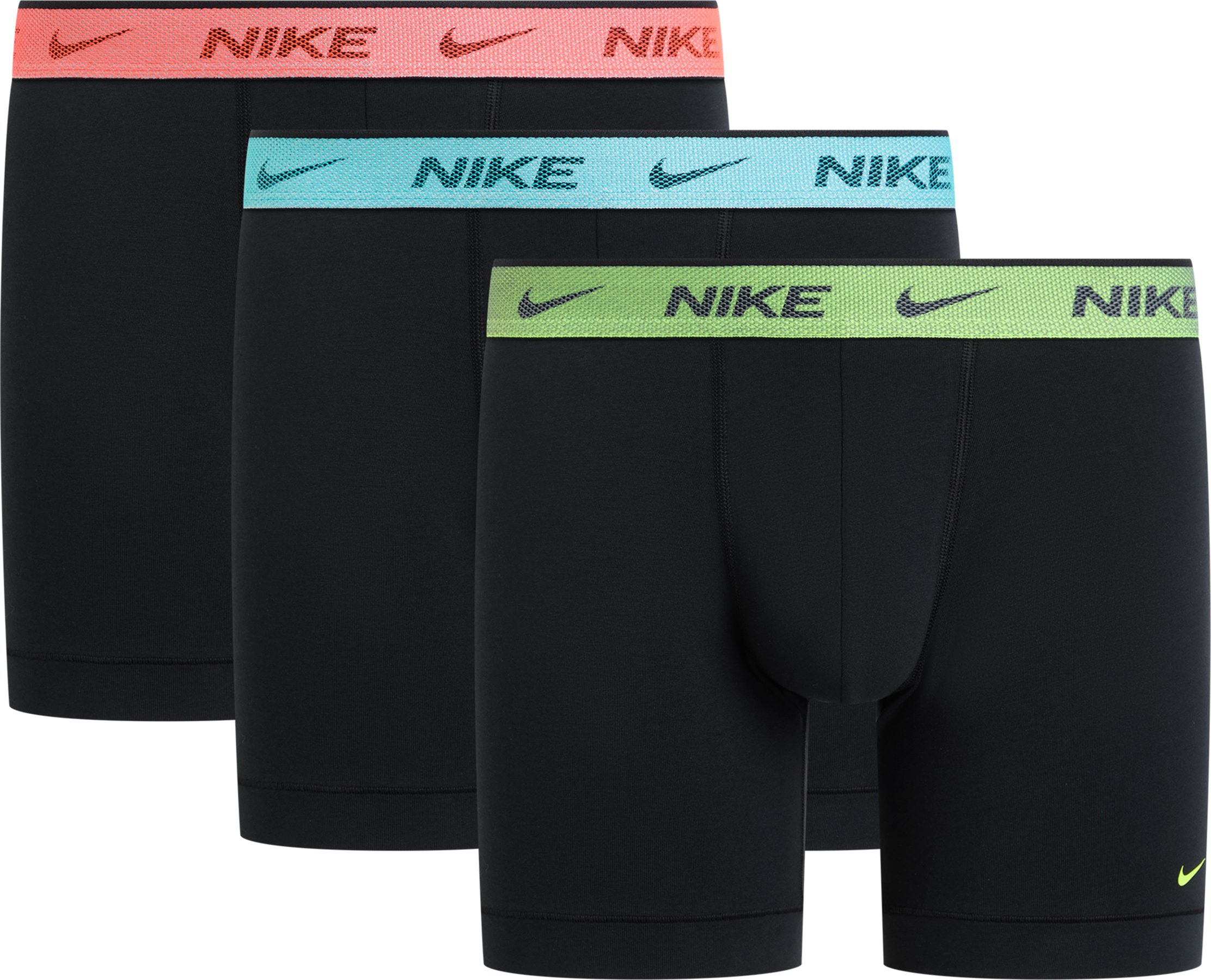 Nike Underwear Boxer BOXER BRIEF 3PK (Packung, 3-St., 3er) mit Logo-Elastikbund
