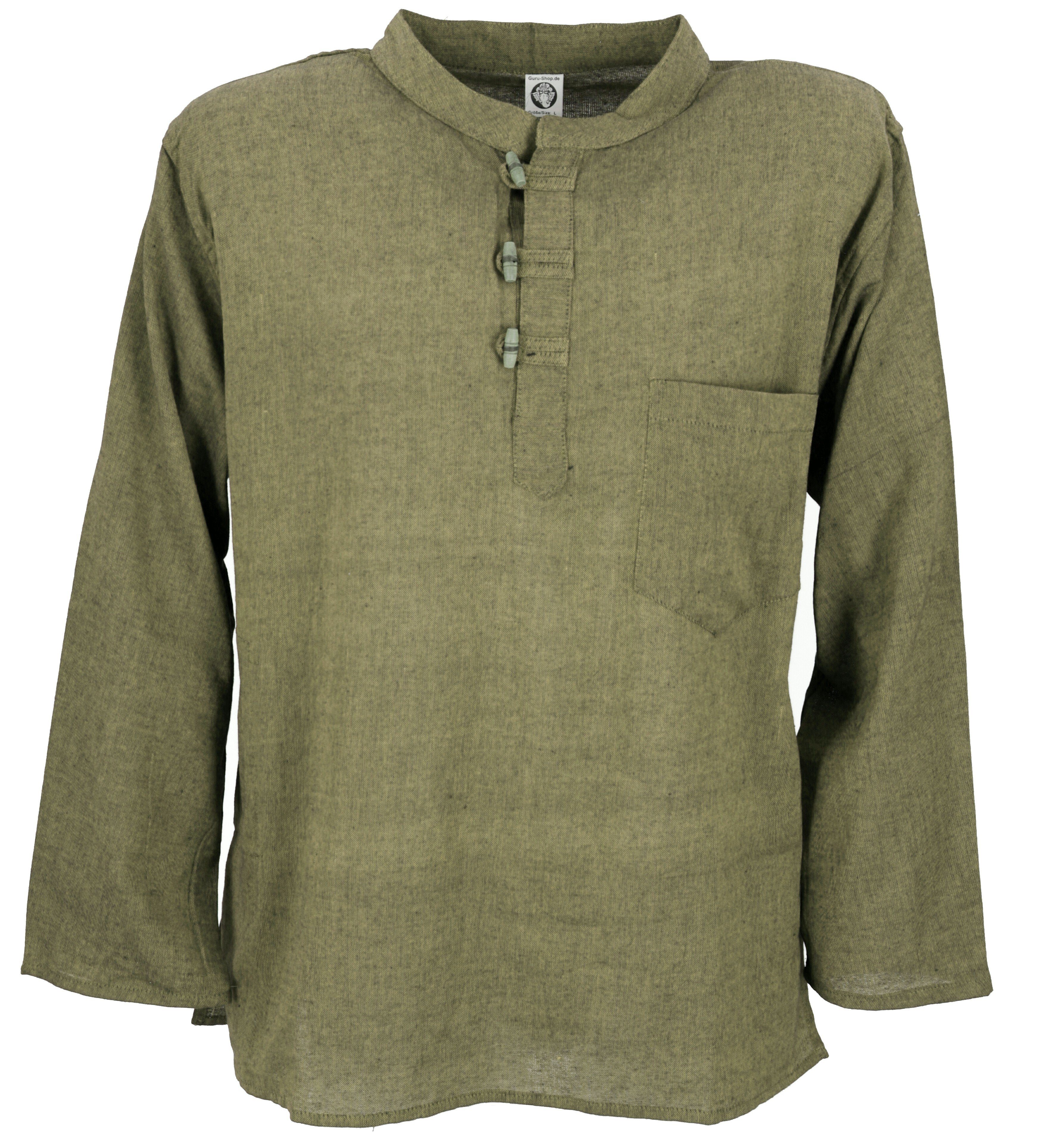 Guru-Shop Hemd & Shirt Nepal Fischerhemd, Goa Hippie Hemd, Yogahemd,.. Ethn günstig online kaufen