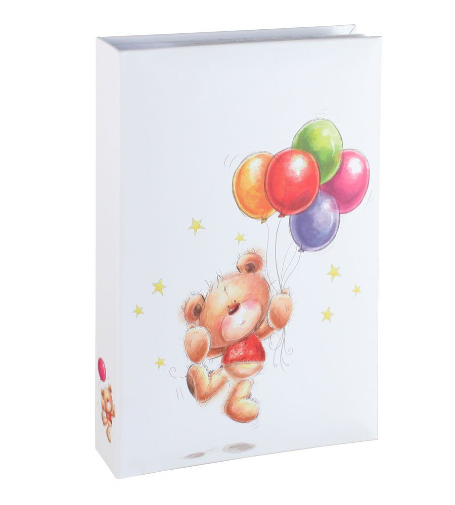 IDEAL TREND Fotoalbum Baby Bear Fotoalbum für 300 Fotos in 10x15 cm Kinder Memoalbum Foto Album Balloon