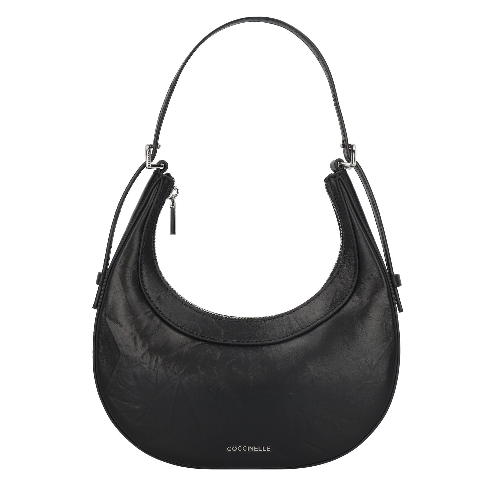 COCCINELLE Schultertasche Whisper, Leder, Verschlussarten