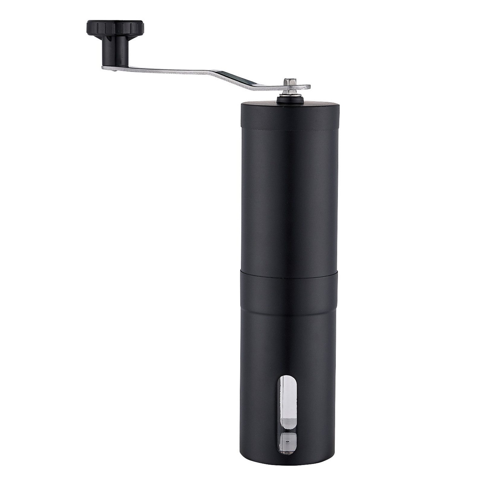 STILVORA Kaffeemühle Handkaffeemühle manuelle Kaffeemühle Edelstahl für Zuhause und Reisen, Kegelmahlwerk, Edelstahl mit stufenloser Präzise Mahlgradeinstellung Keramikmahlwerk