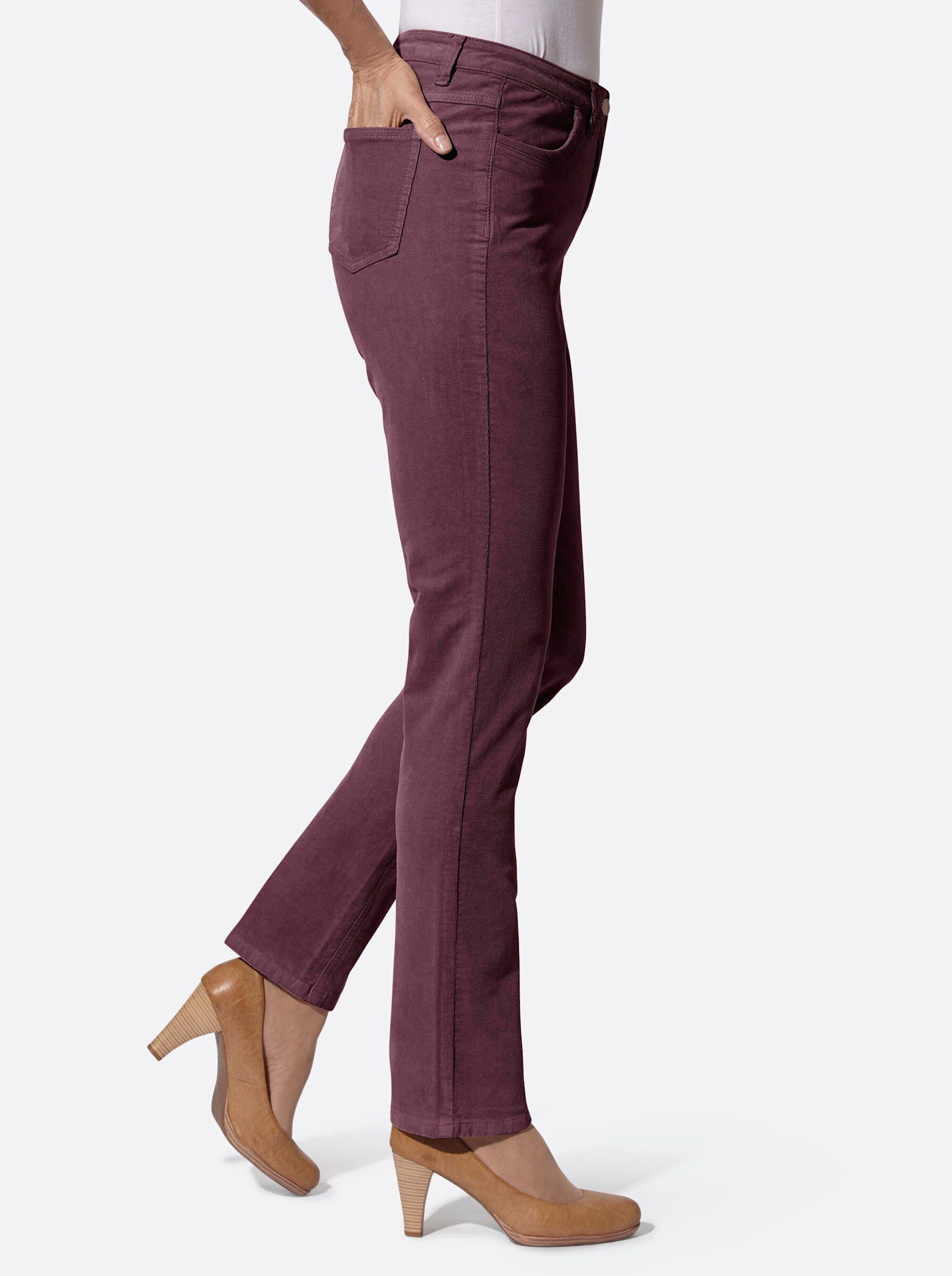 Witt Jerseyhose Feincord-Hose komfortabel