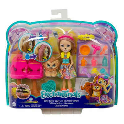 Mattel® Puppen Accessoires-Set »Mattel GTM29 - Enchantimals - Spielset, Tierfreundin Puppe mit Zubehör, Friseursalon«