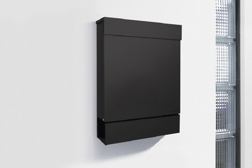 Radius Wandbriefkasten Briefkasten Letterman M inkl. LED-Licht, Mit LED-Beleuchtung