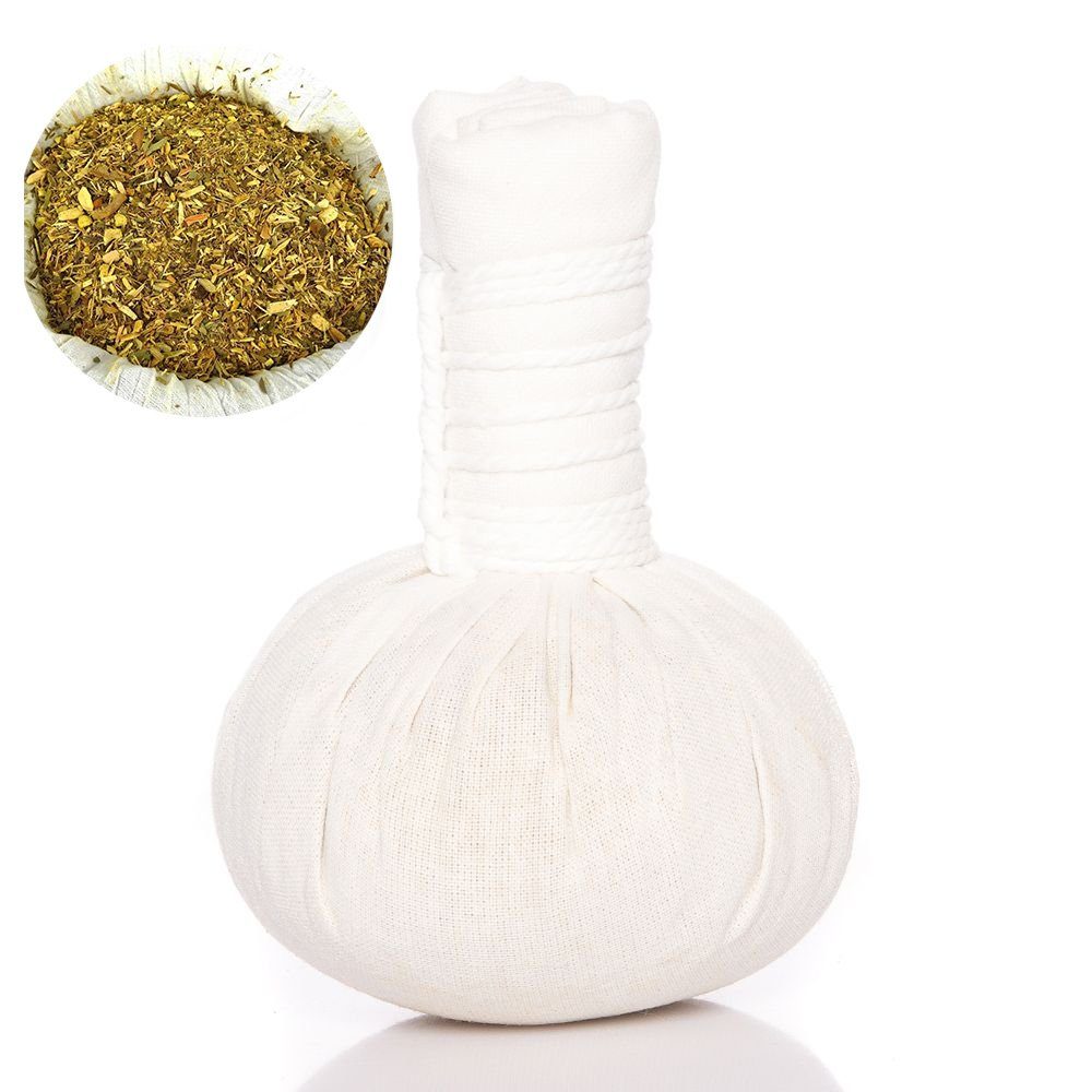 Kitama Kräuterkissen Kräuterstempel Thai Kräuter 200g für traditionelle Massagen & Wellness, 20 Stück, 20-tlg.