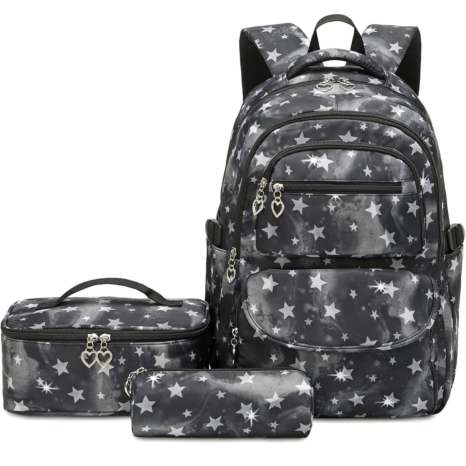 RWEUOQ Schulrucksack 3 Stück Schulrucksack-Set Schultasche günstig online kaufen