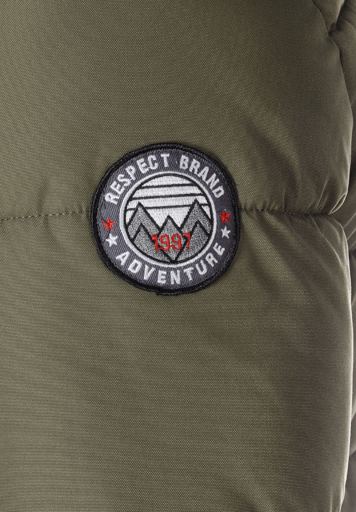 Respect Winterjacke Gefütterte Jacke mit Fellimitat (XS-XXL)